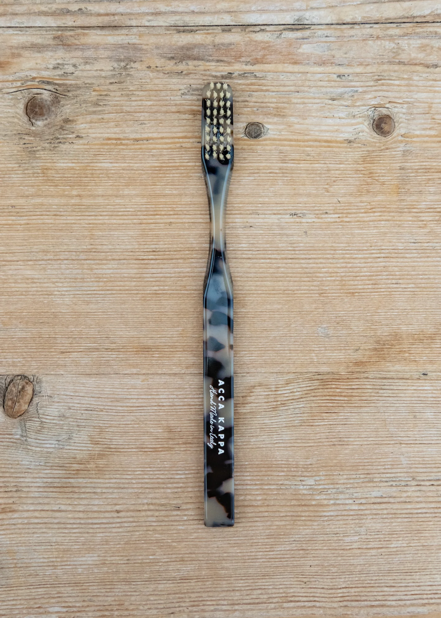 Historical Black and White Toothbrush, Medium Nylon