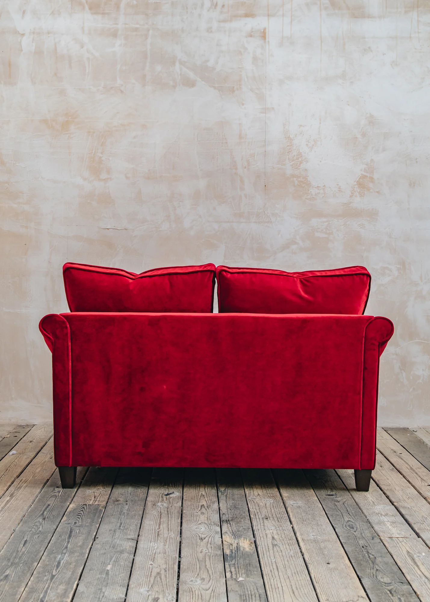 Allium Sofa in Linwood Omega Crimson - Image 3