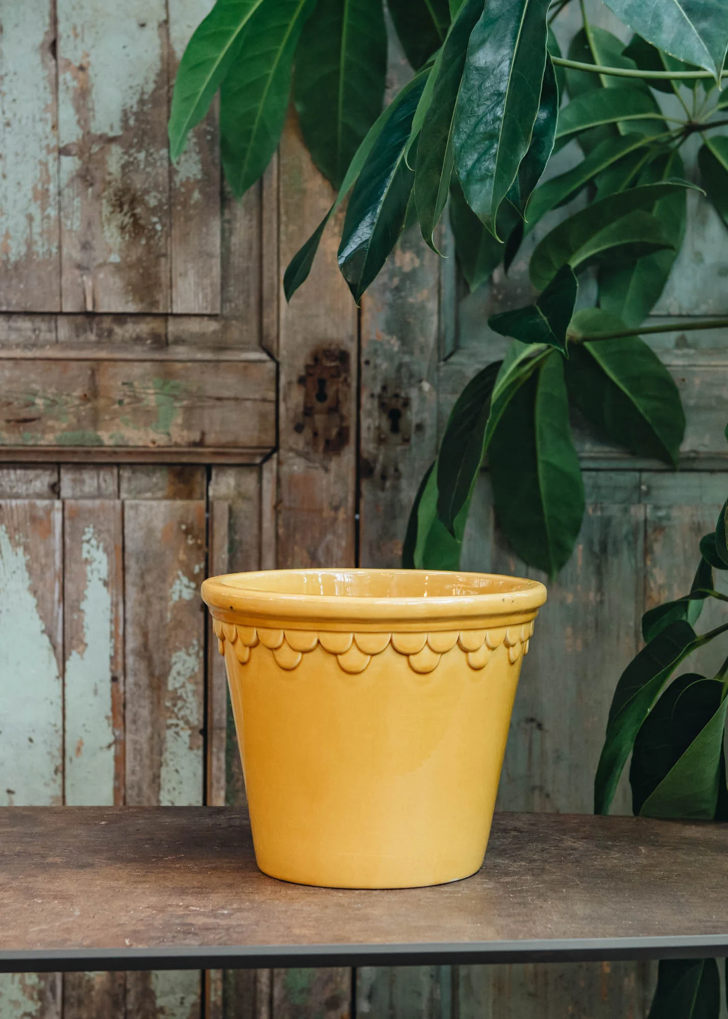 Amber Yellow Glazed Copenhagen Pots - Image 4