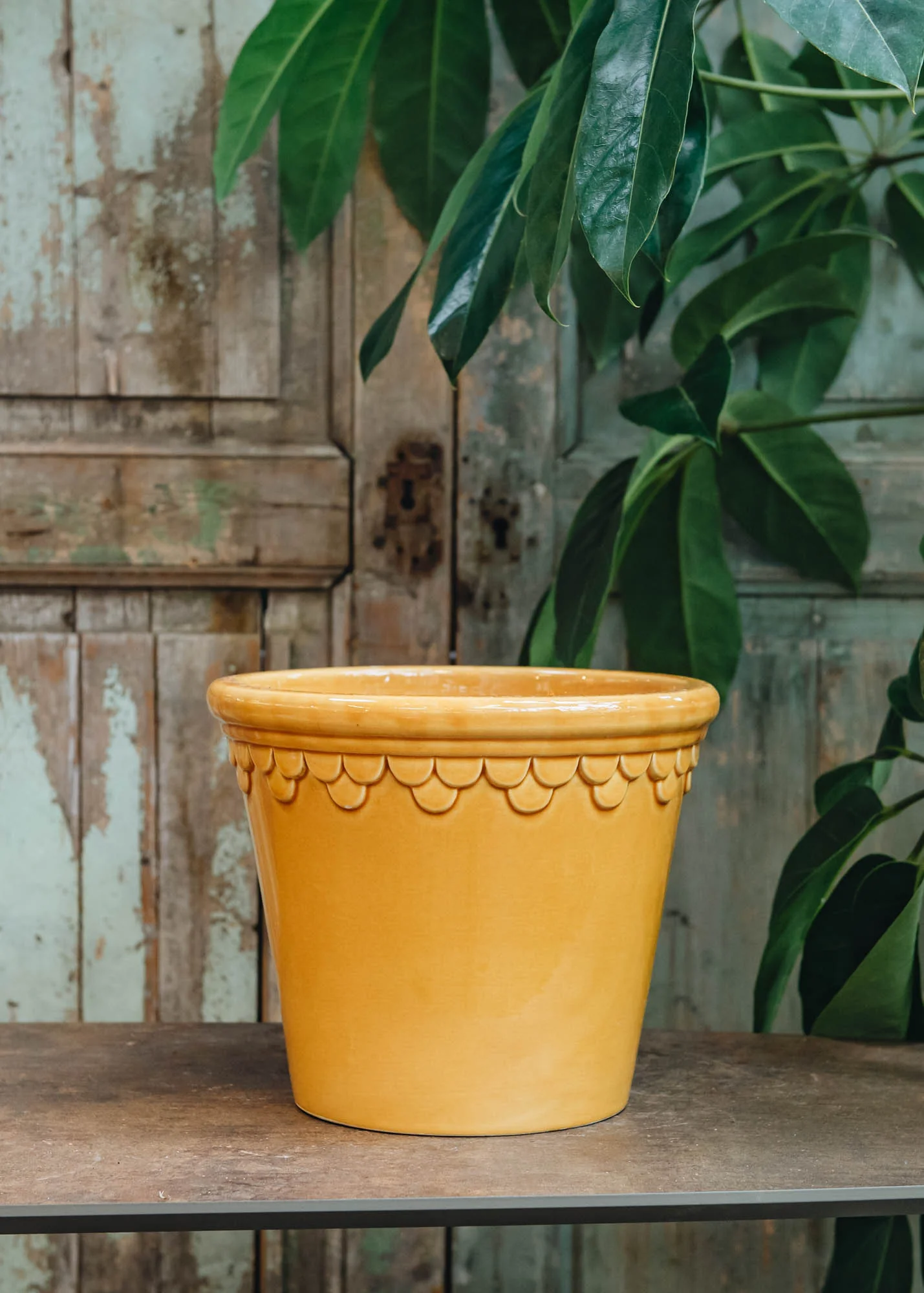 Amber Yellow Glazed Copenhagen Pots - Image 5