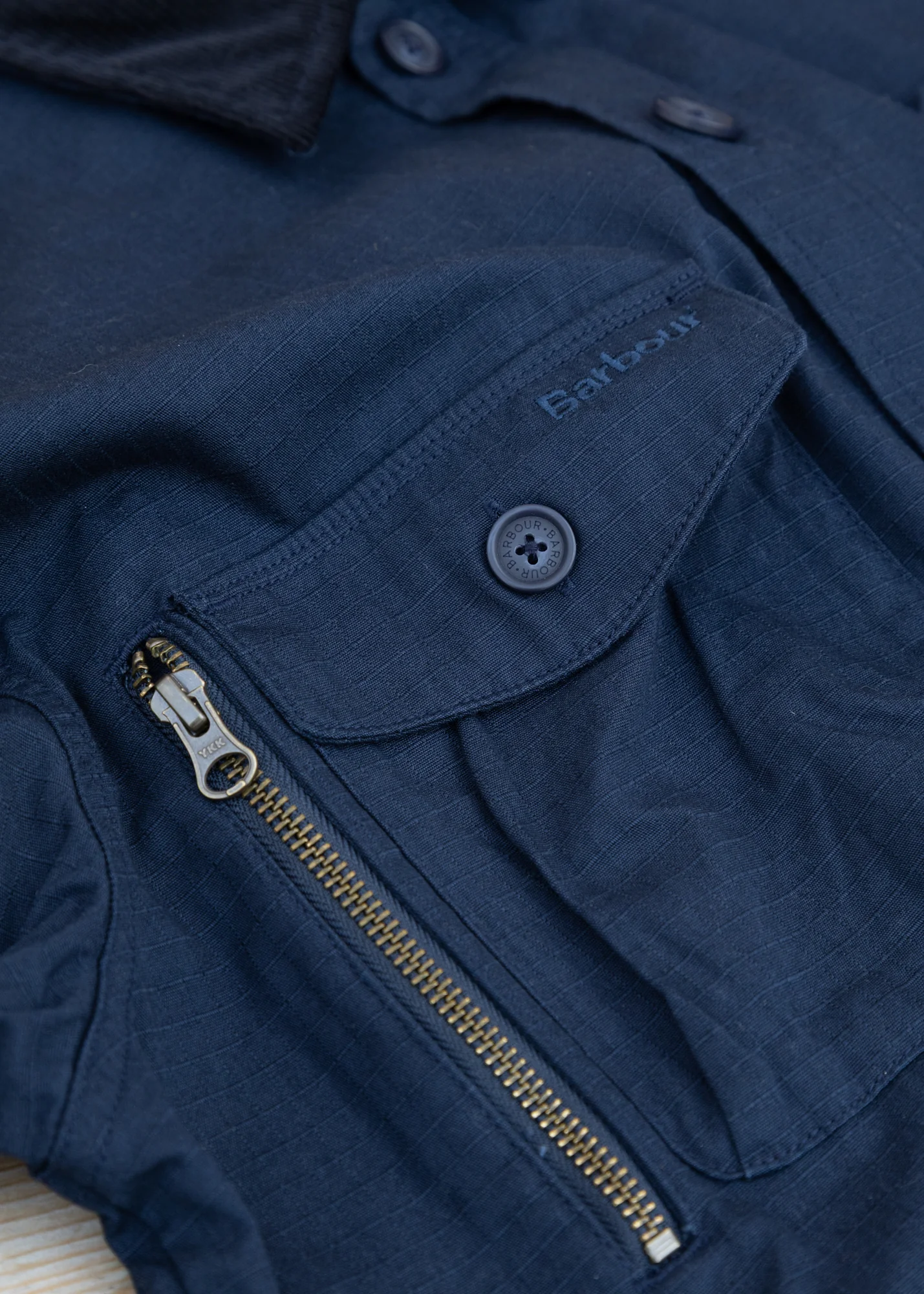 Endurance Ripstop Overshirt in Navy - Image 4