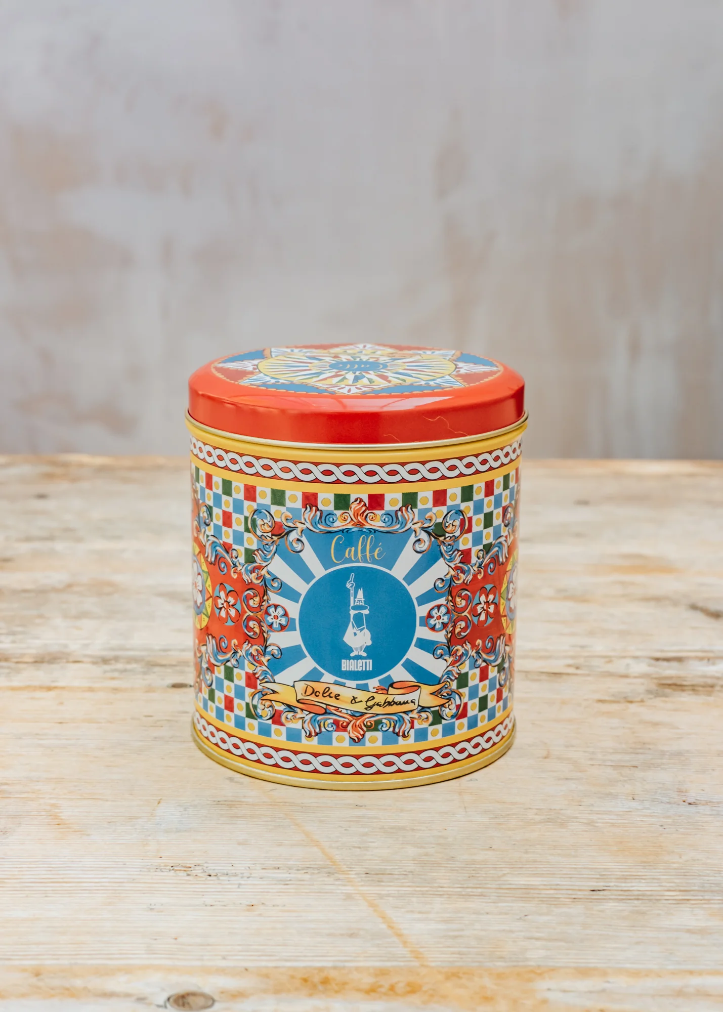 Moka Ground Coffee in Dolce & Gabbana Sicilian Cart Tin, 250g