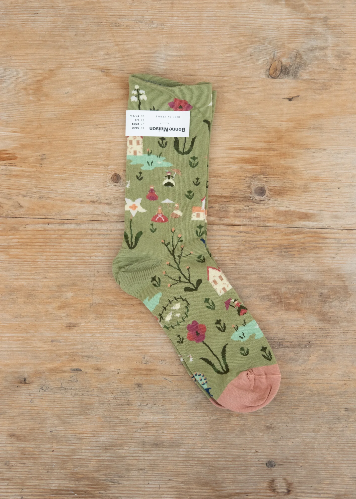 Semis Socks in Moss