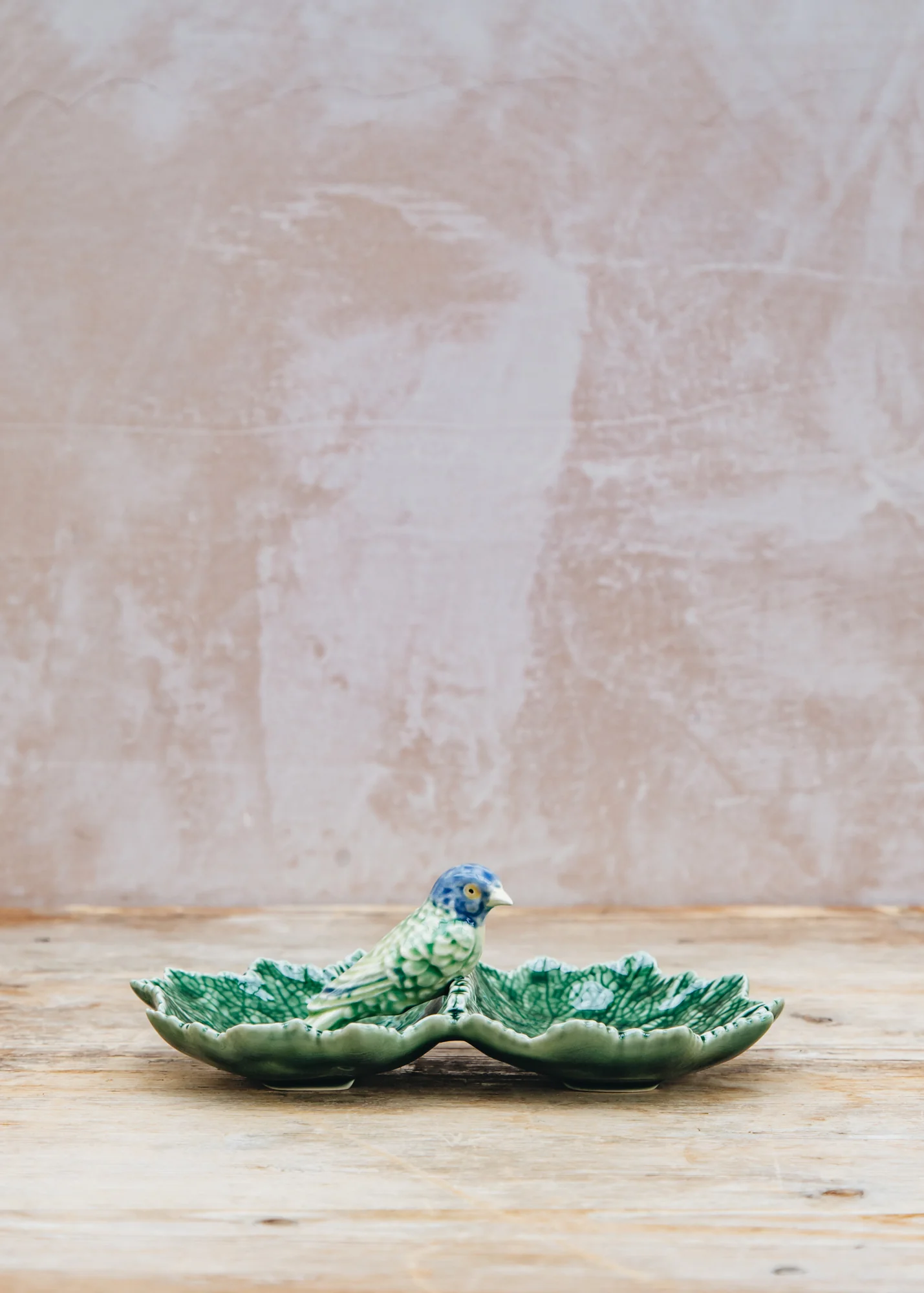 Double Leaf with Blue Bird