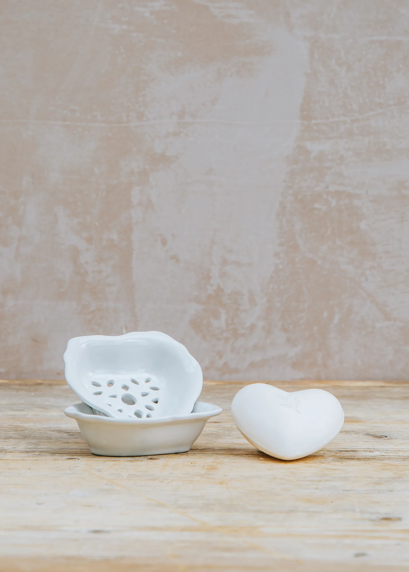 Heart Shaped Soap and Dish in Muguet