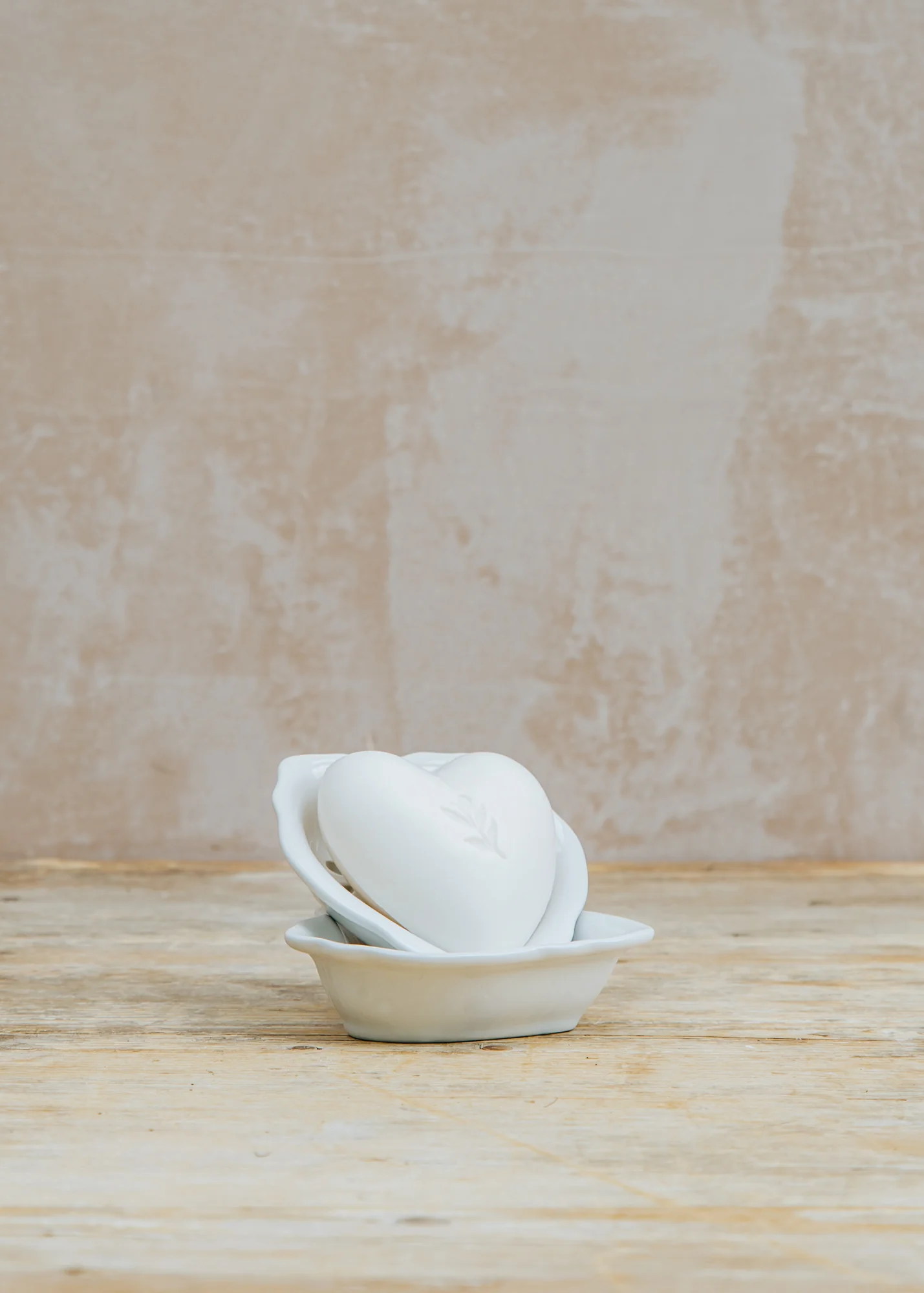 Heart Shaped Soap and Dish in Muguet - Image 2