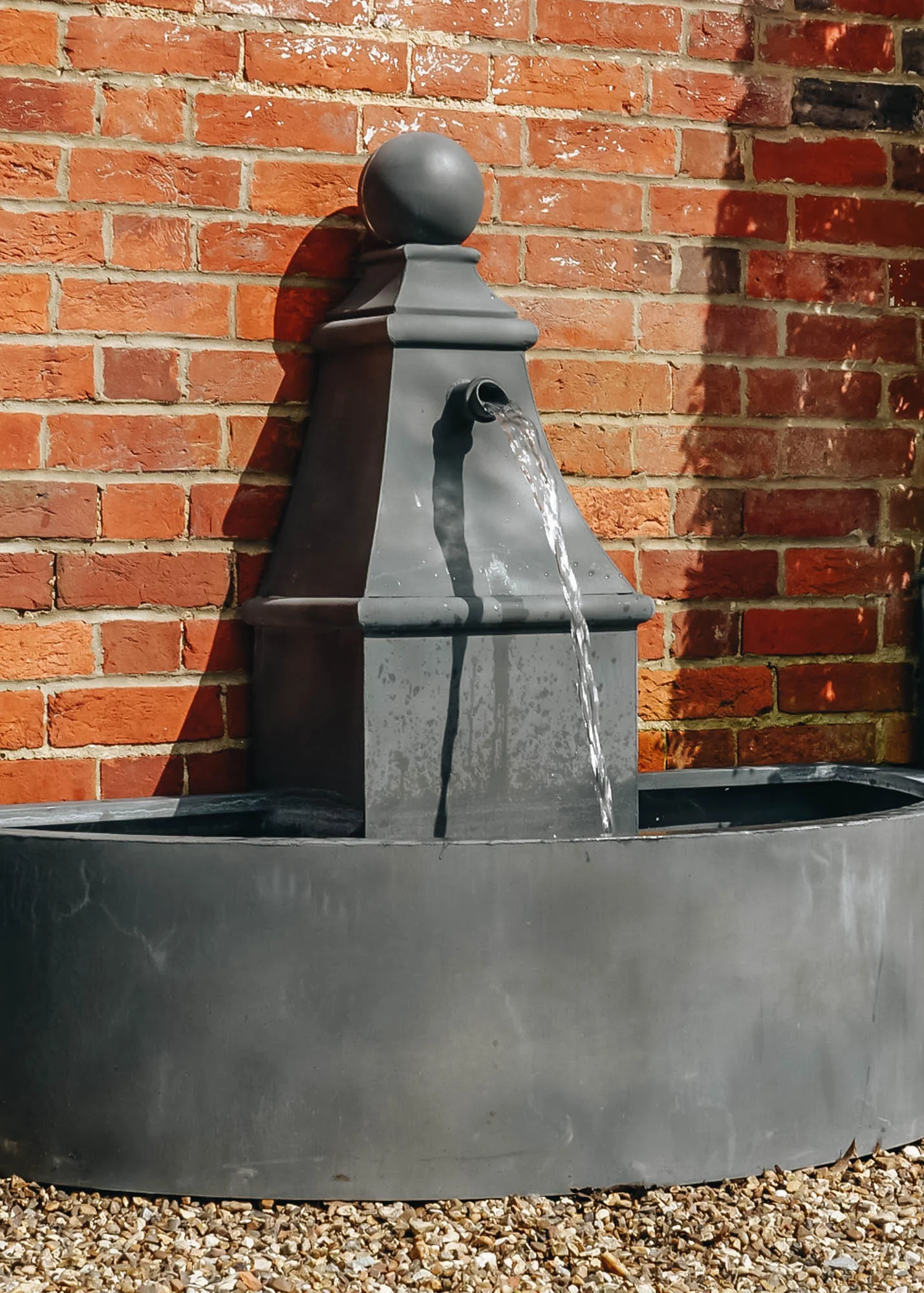 Bruges Wall Zinc Water Feature - Image 2