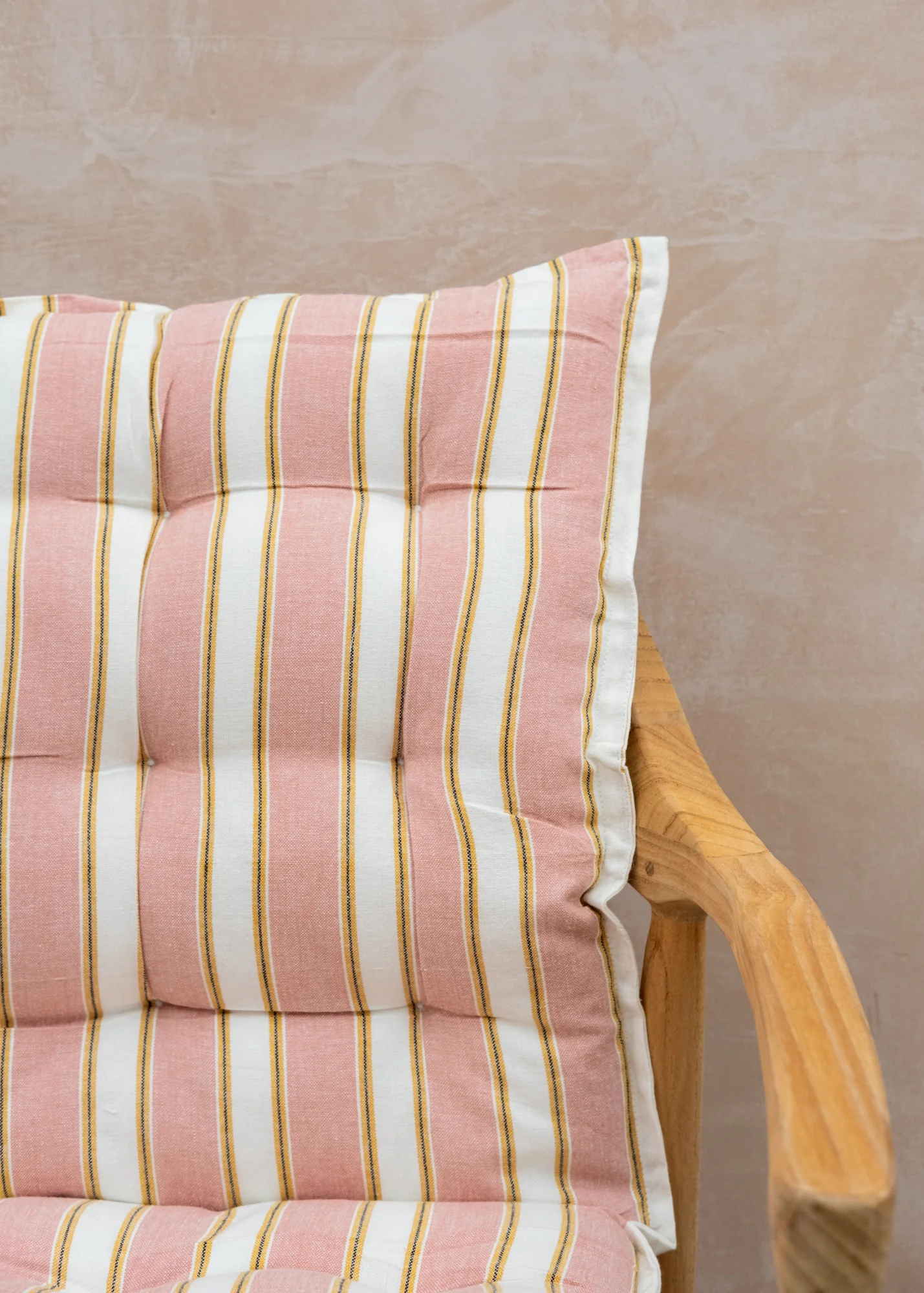 Palermo Rose Backed Seat Cushion, 45x90cm - Image 2