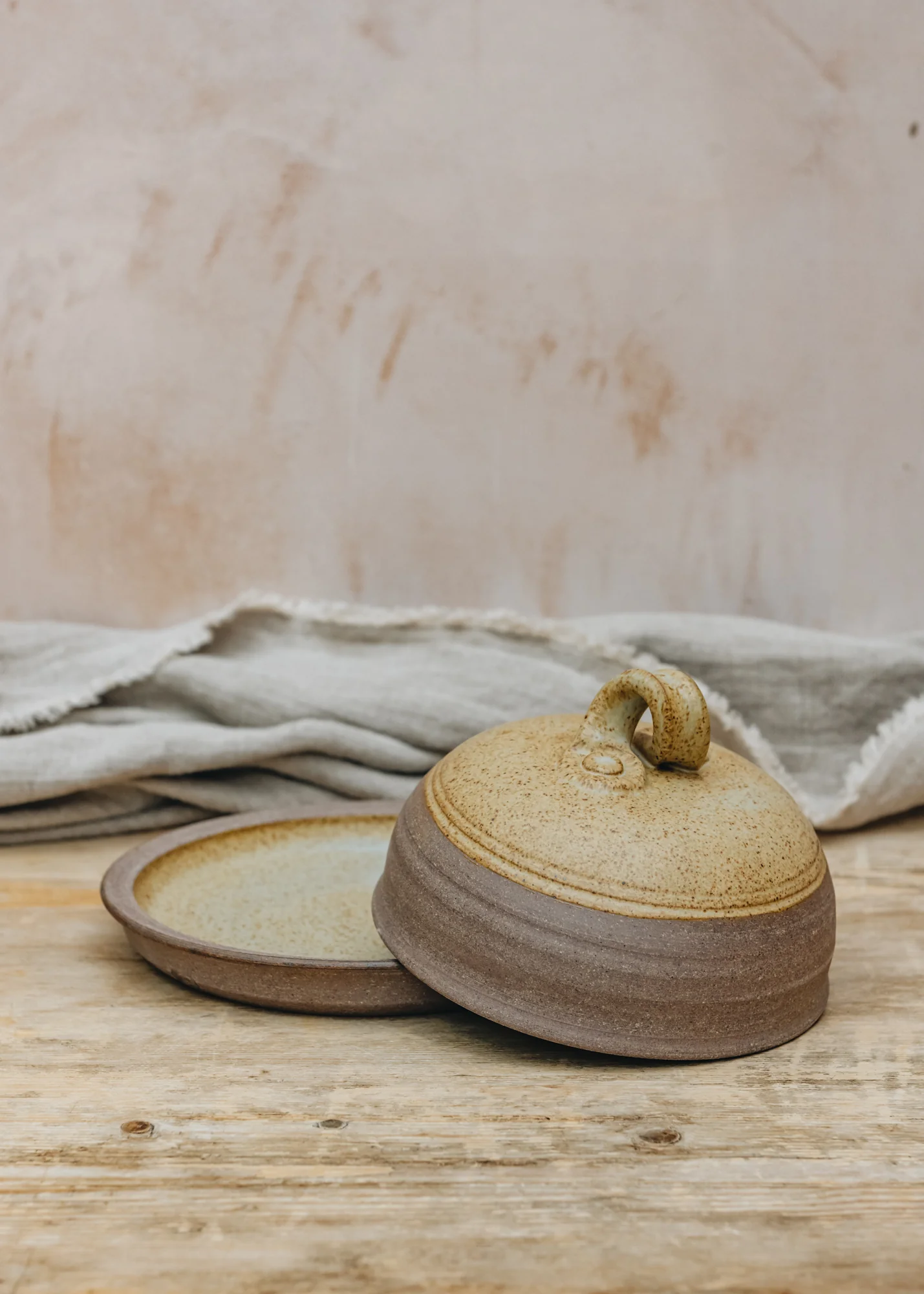 Stoneware Domed Butter Dish - Image 2