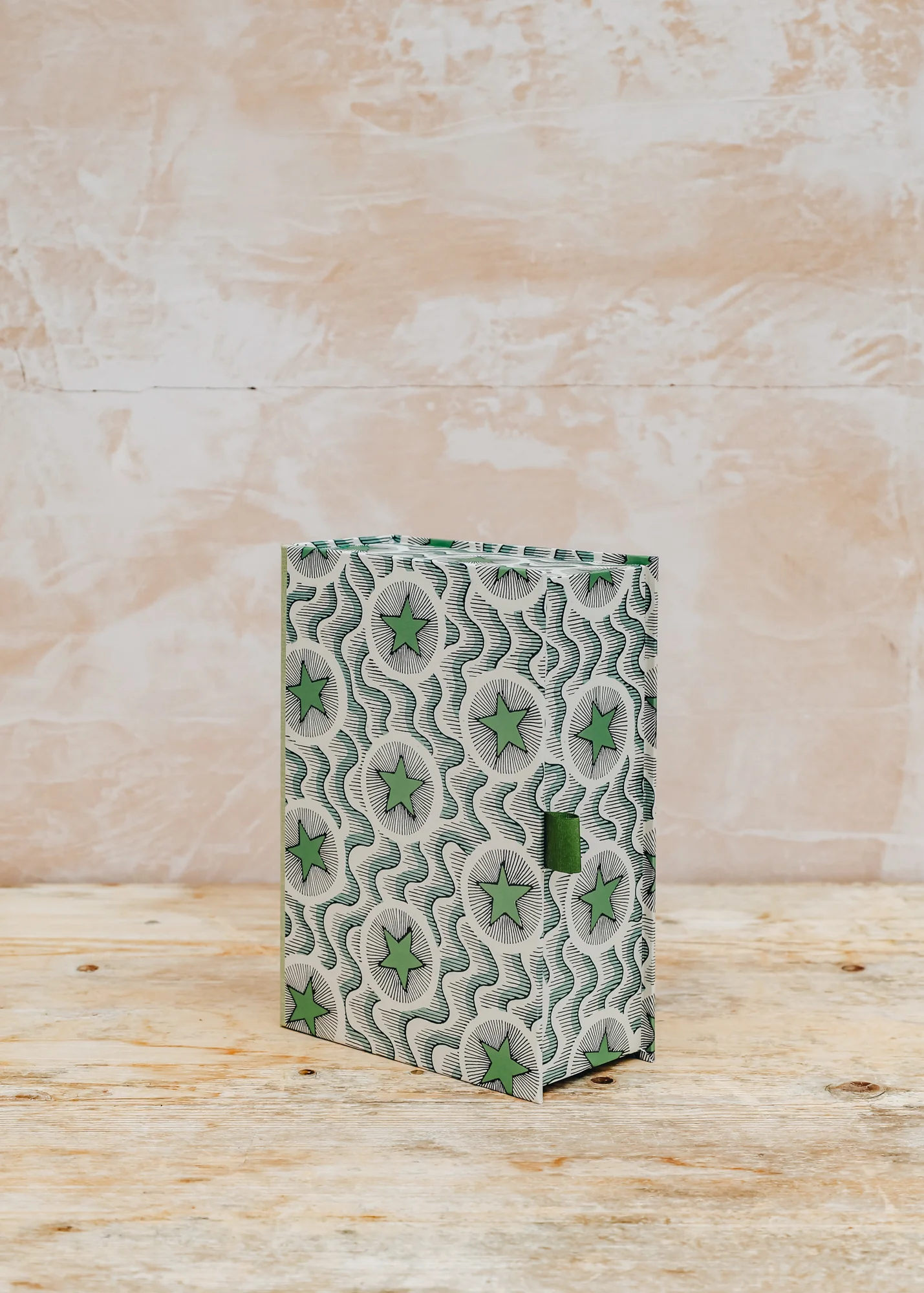 A5 Keepsake Box in Green Star