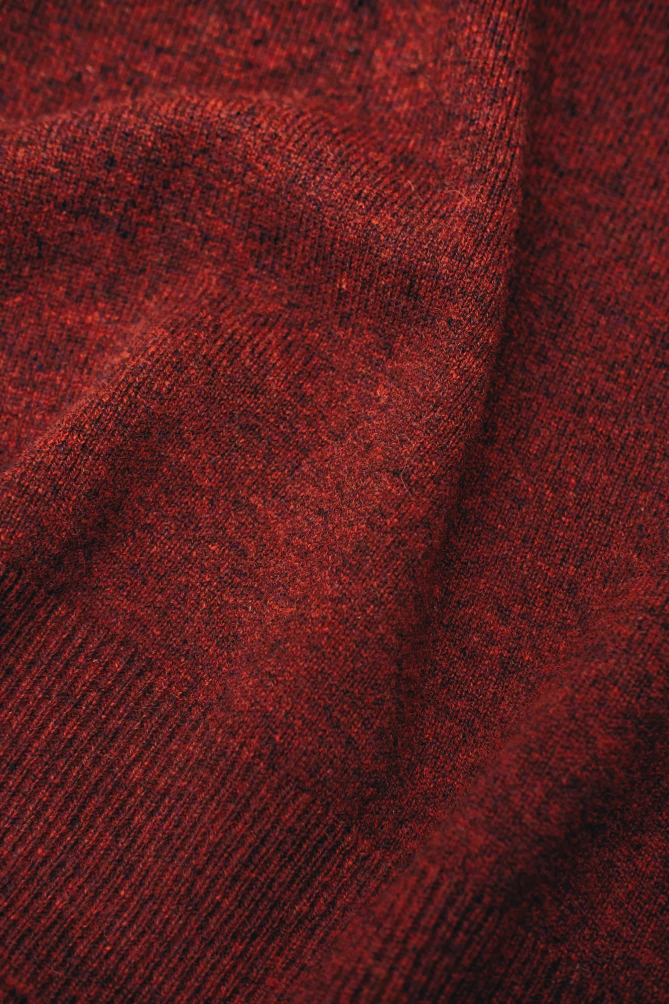 Crew Neck Pullover in Red Velvet - Image 3