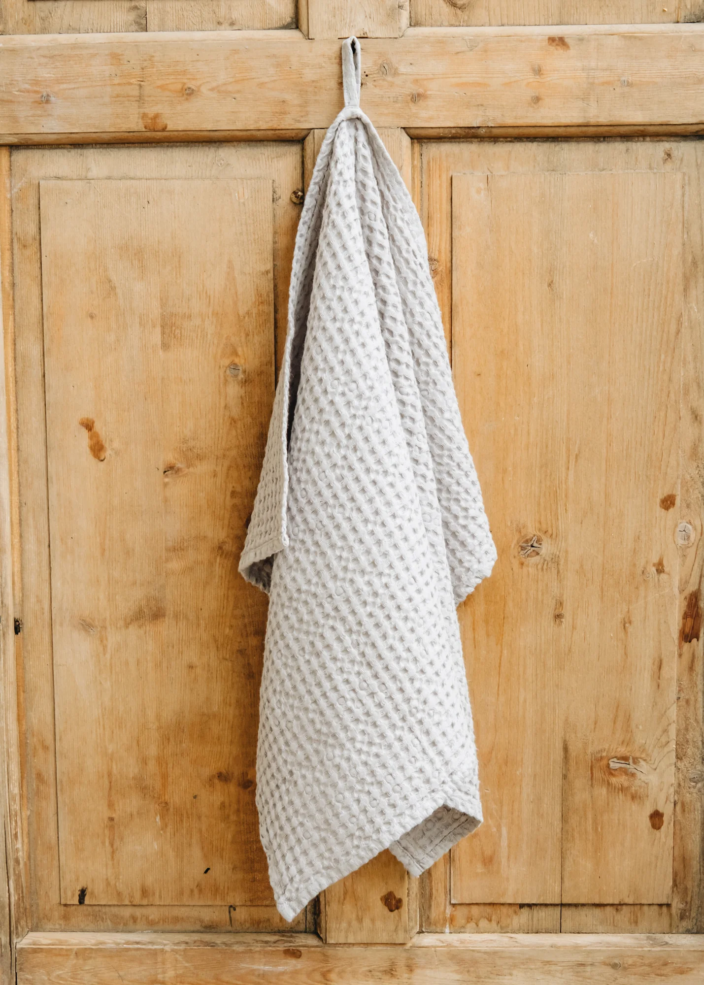 Light Grey Waffle Towel, 50x70