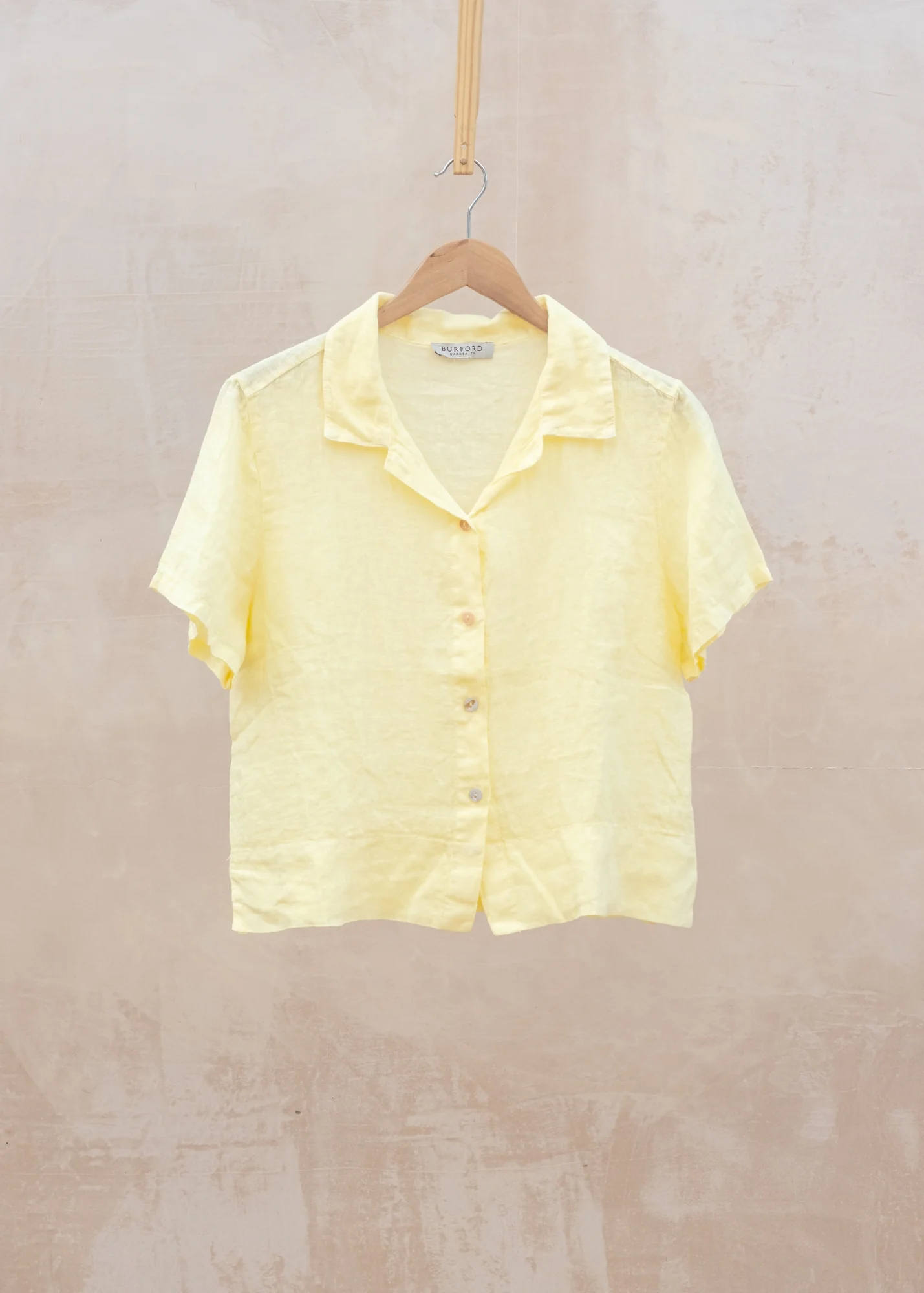 Marilyn Shirt in Pale Yellow