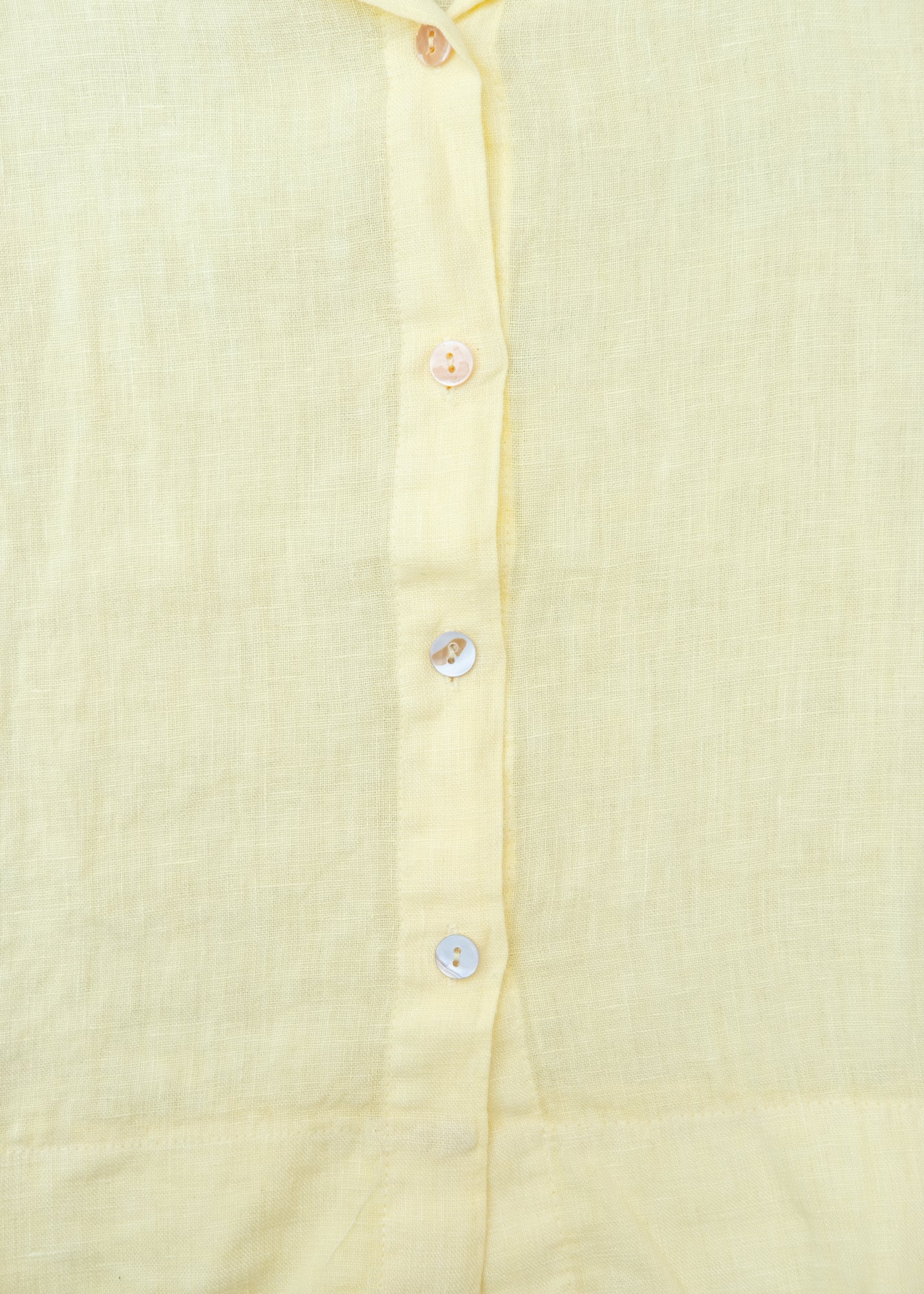 Marilyn Shirt in Pale Yellow - Image 3