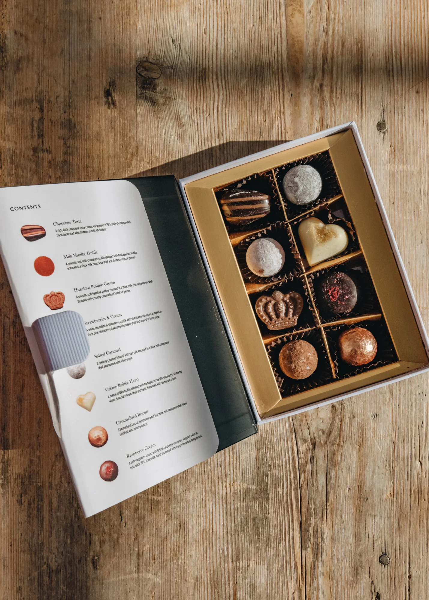Luxury Chocolate Gift Box, 8 pieces - Image 2