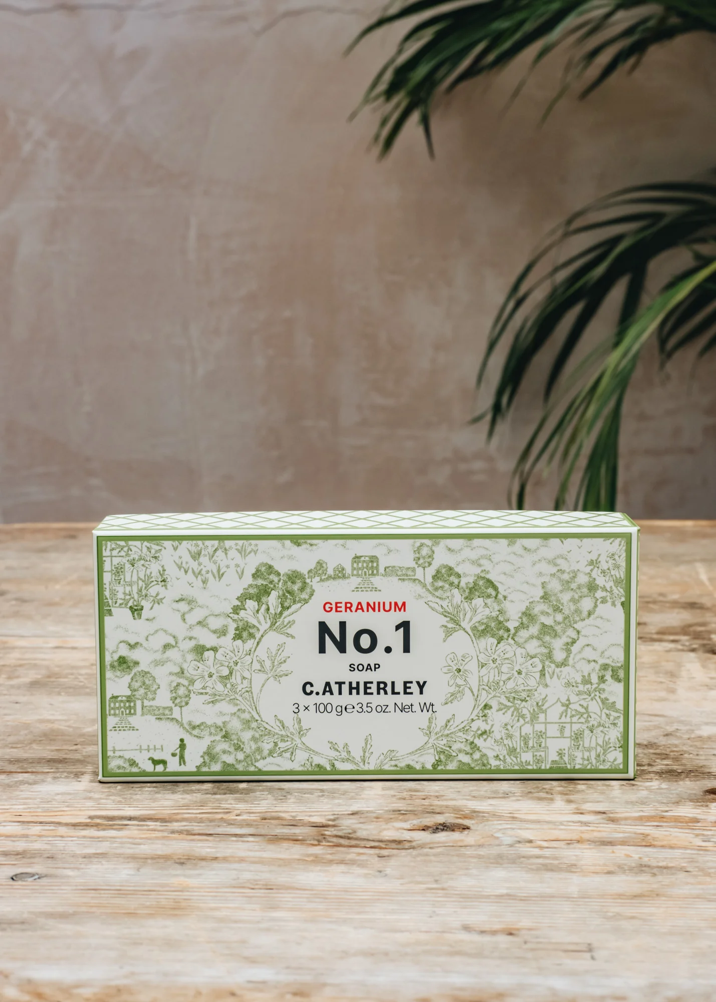 Geranium No.1 Soap Trio