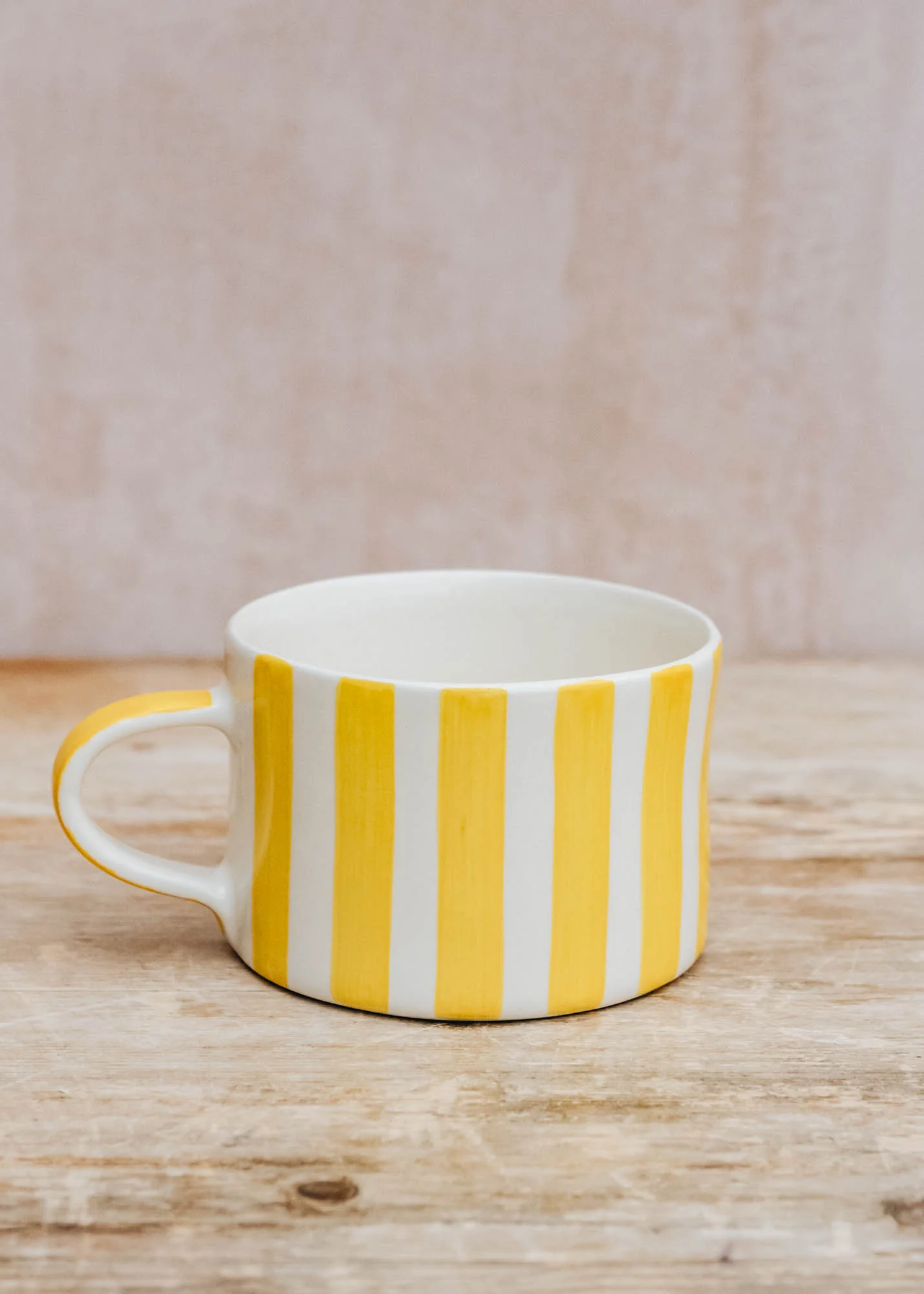 Candy Stripe Mug in Turmeric