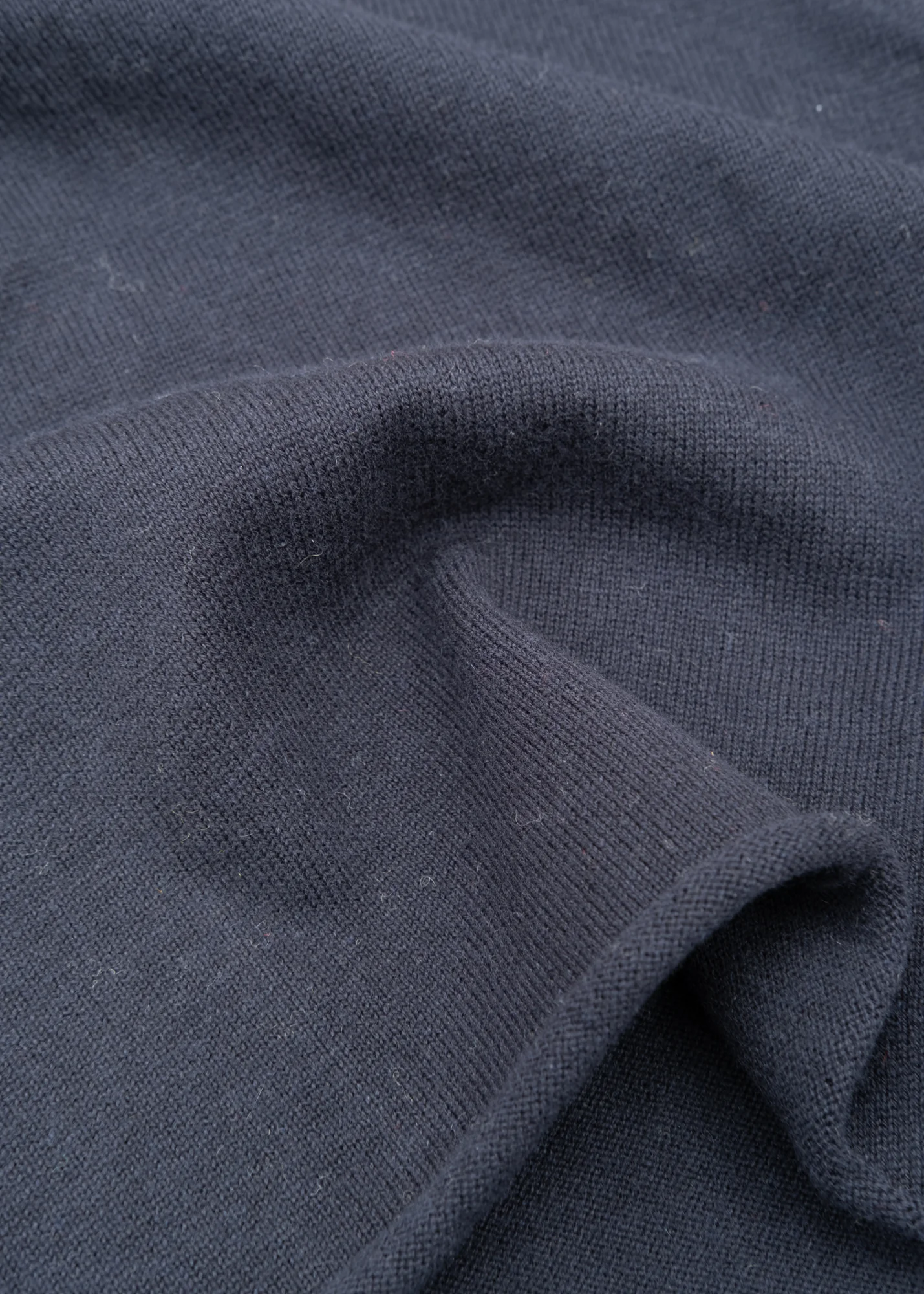 Wide Body Crew Neck Sweater in Neat Navy - Image 3