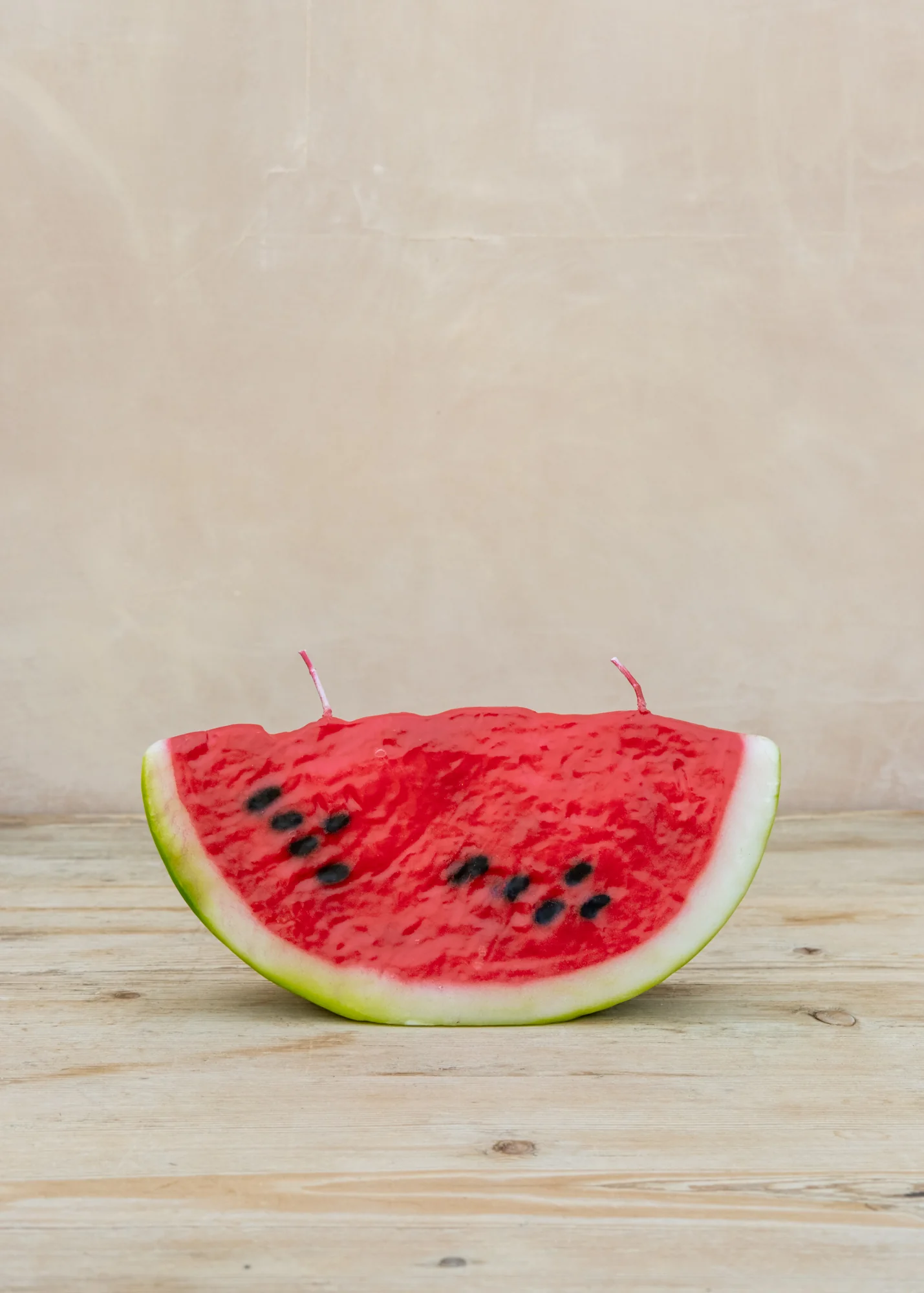 Large Watermelon Slice Candle