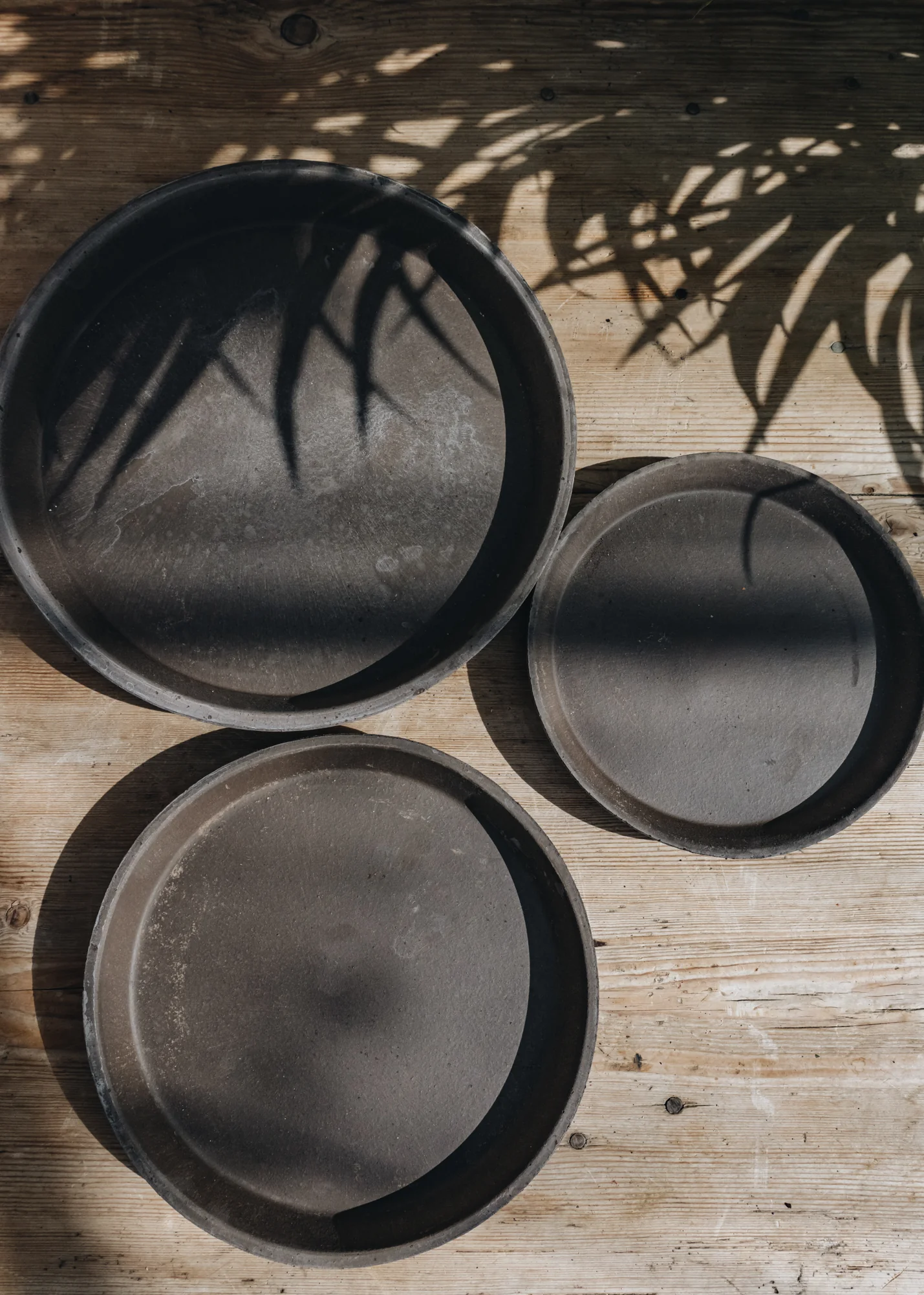 Copenhagen Grey Low Saucers