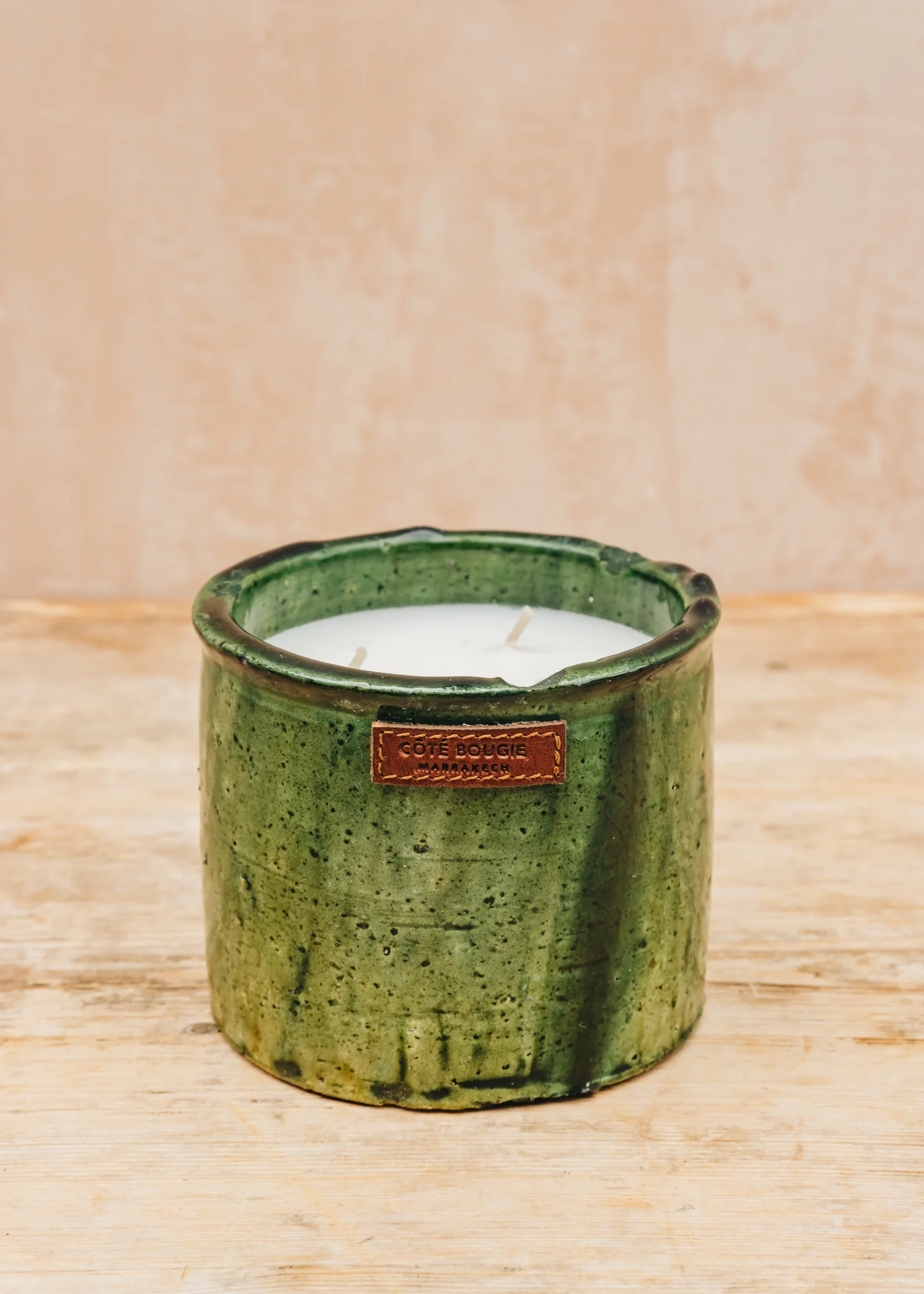 Mint and Tea Medium Green Tamegroute Candle