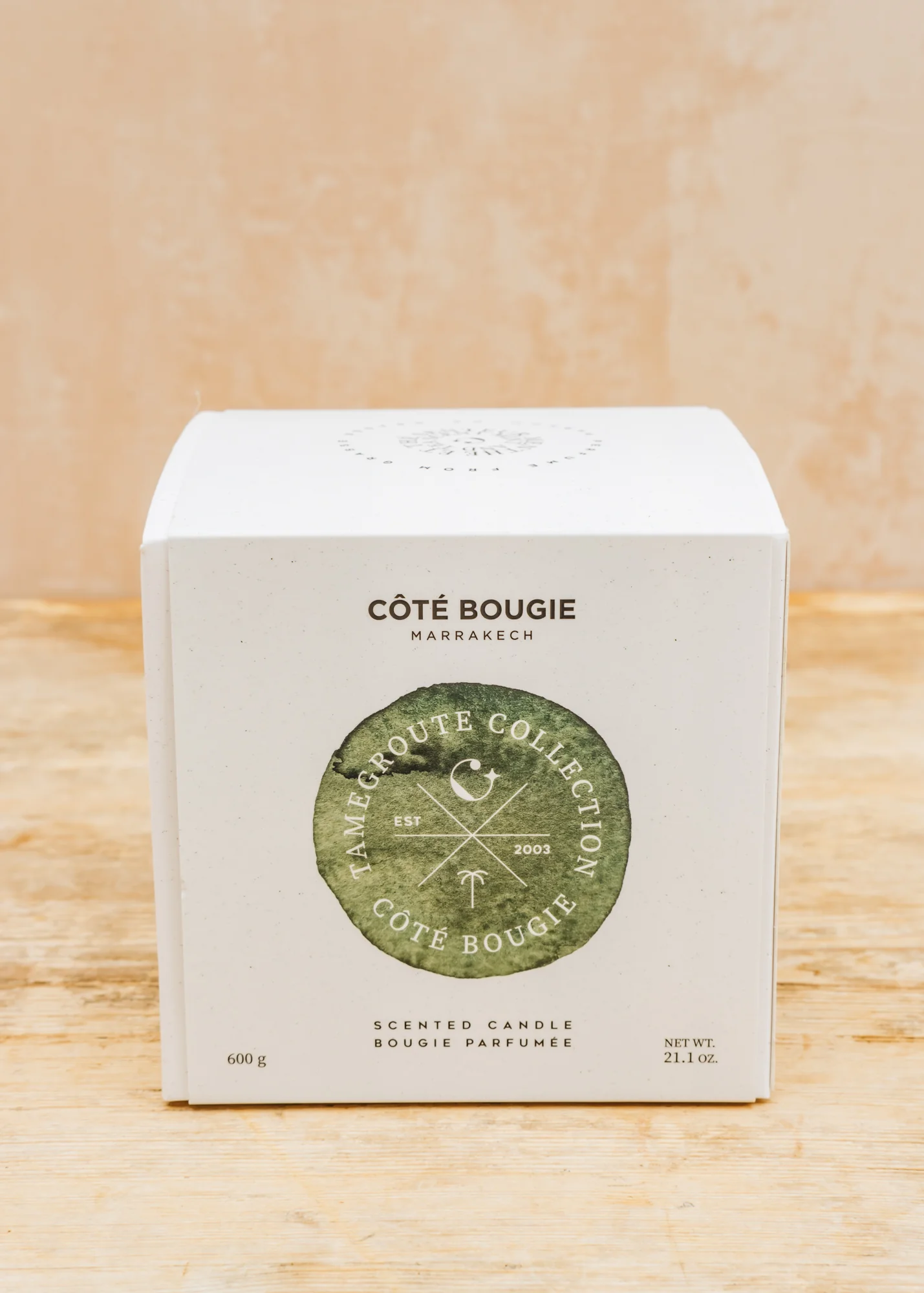 Mint and Tea Medium Green Tamegroute Candle - Image 2