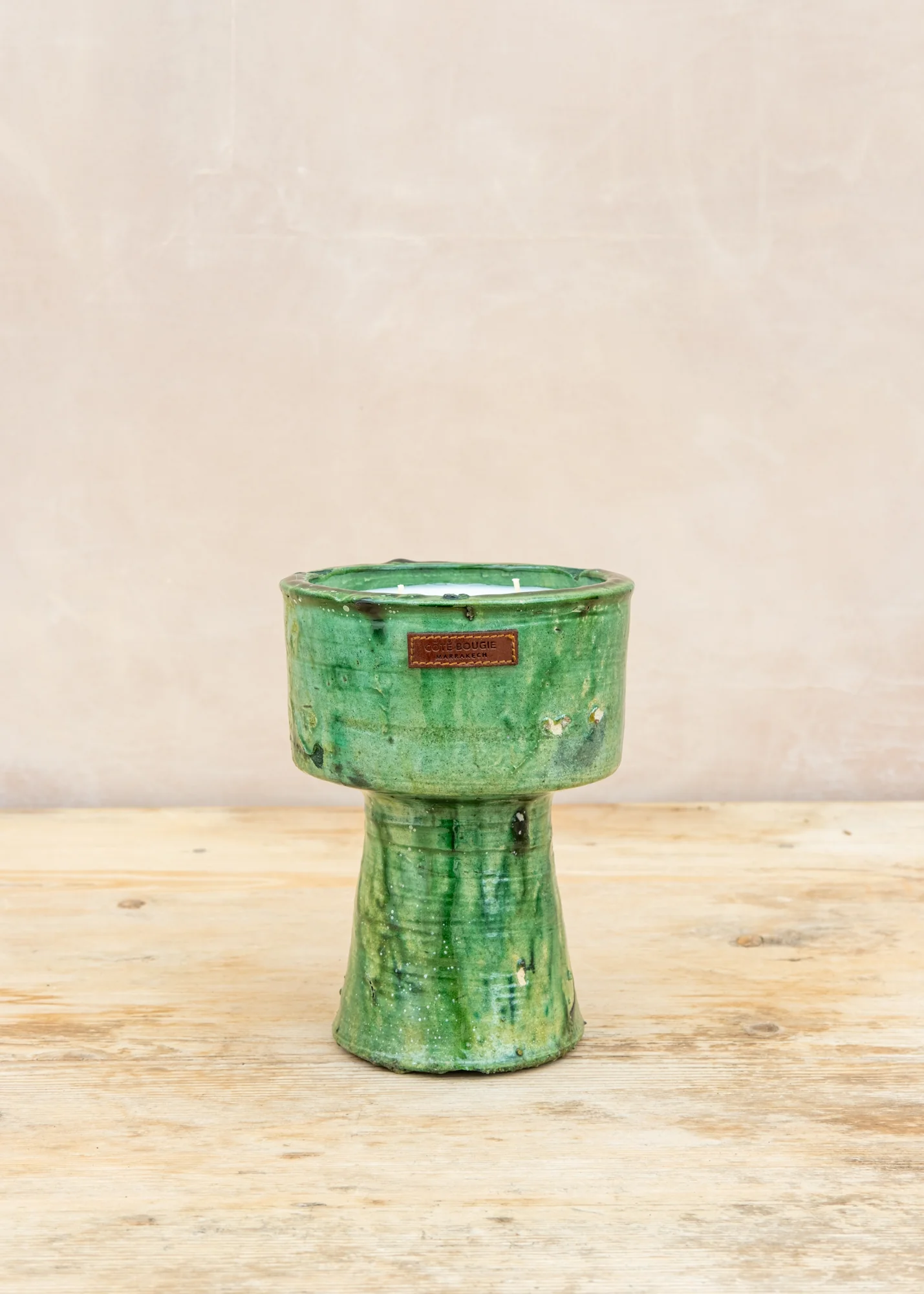 Mint and Tea Tamegroute Green Cup Candle