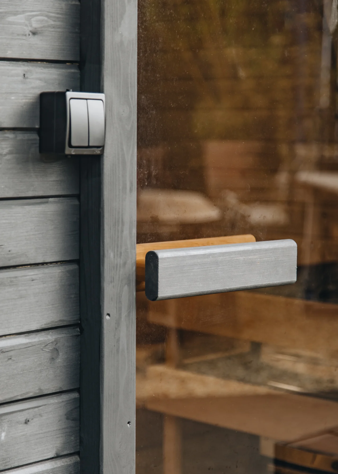 Therme Sauna 2m with Wood Stove in Black - Image 2