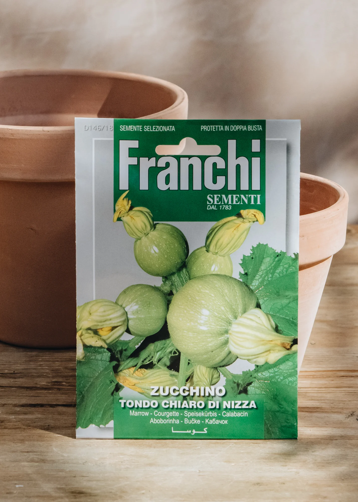Courgette 'Tondo Chiaro Di Nizza' Seeds