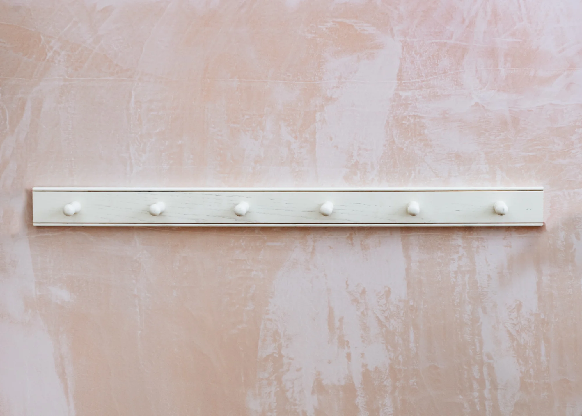 White Oak Shaker Six Peg Rail