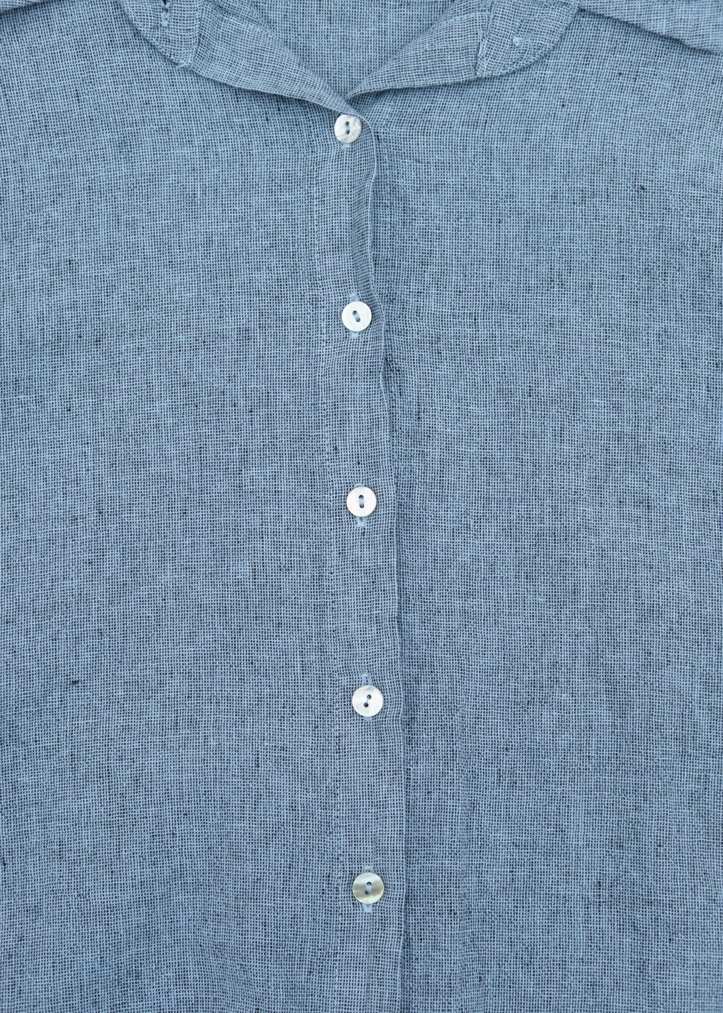 Easy Cropped Shirt in Bellflower - Image 3