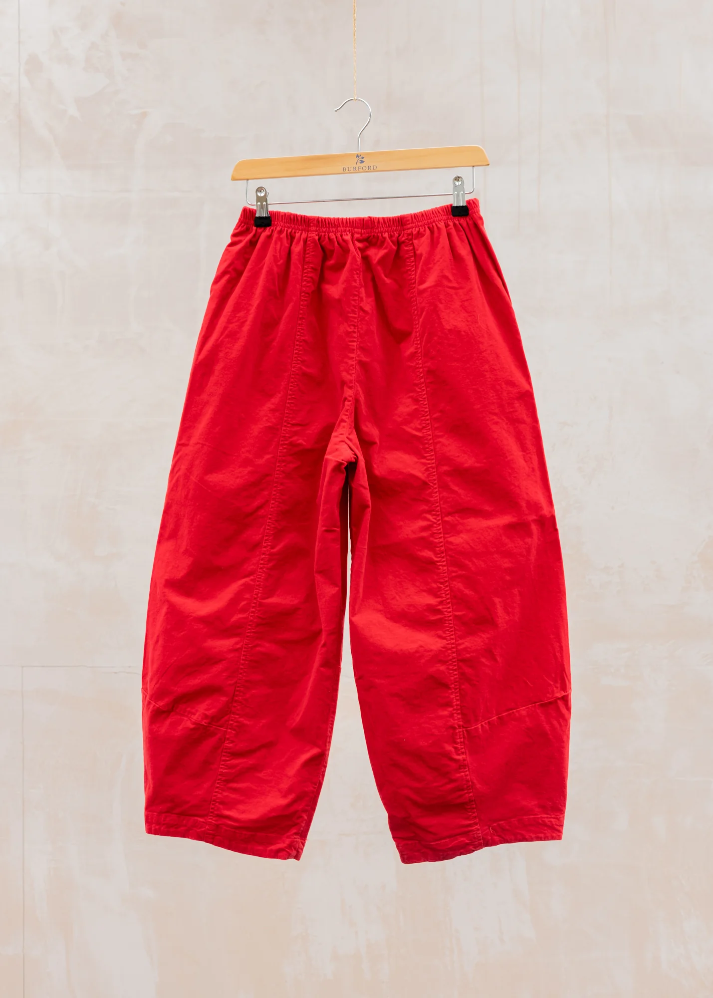 Mini Cord Lantern Trousers in Cherry - Image 2