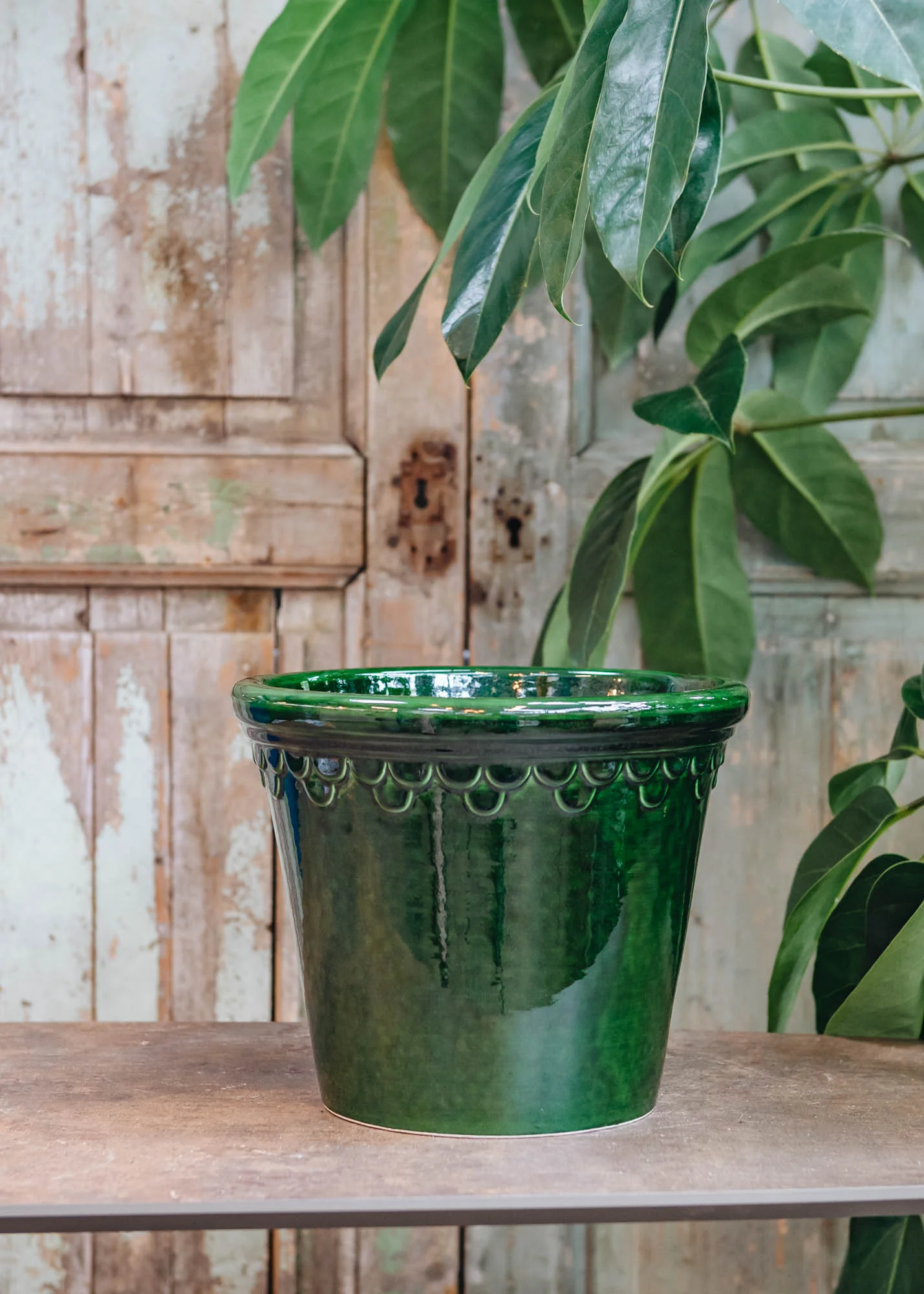 Emerald Green Glazed Copenhagen Pots - Image 5
