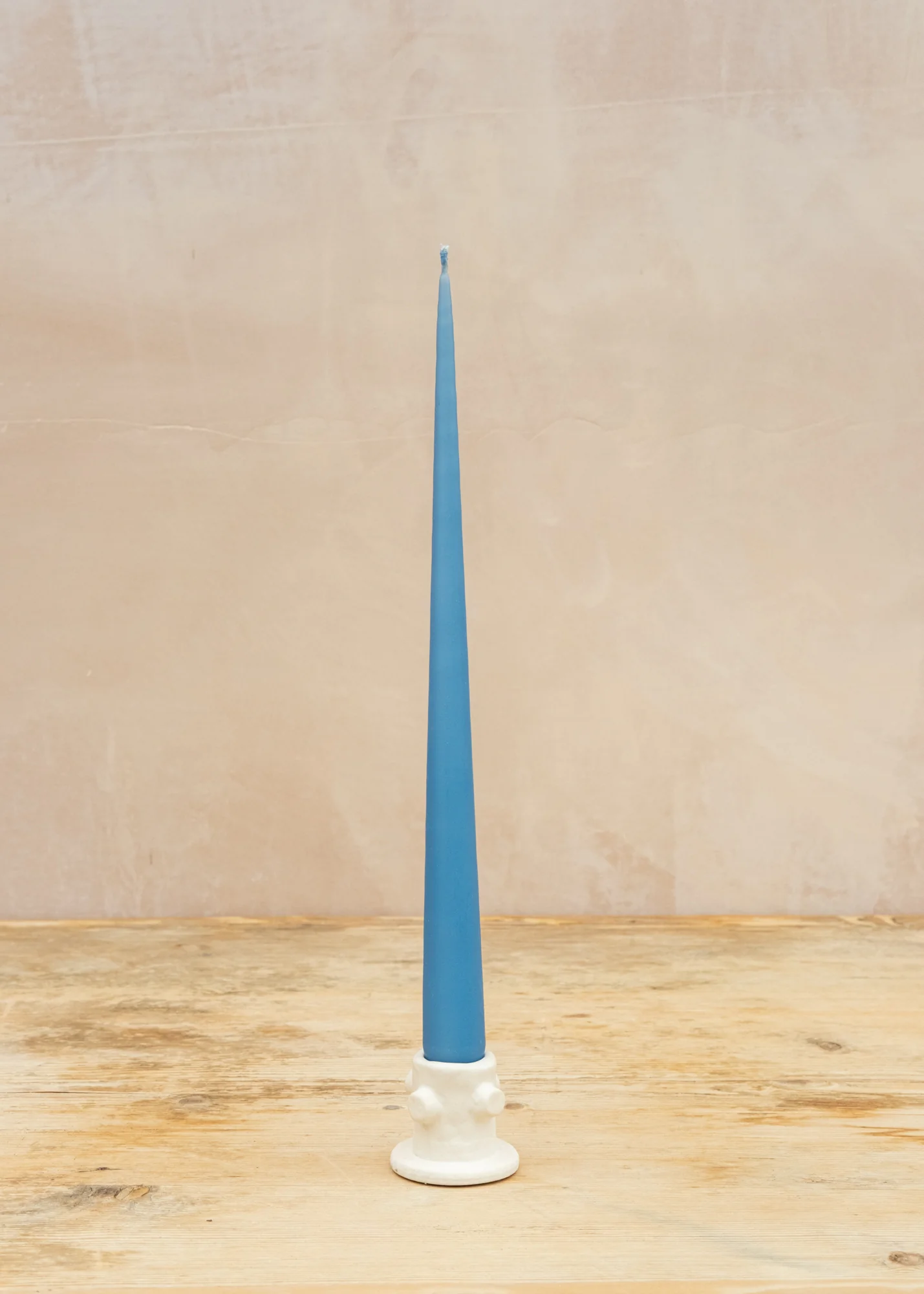 Tapered Dinner Candle in Moon Blue