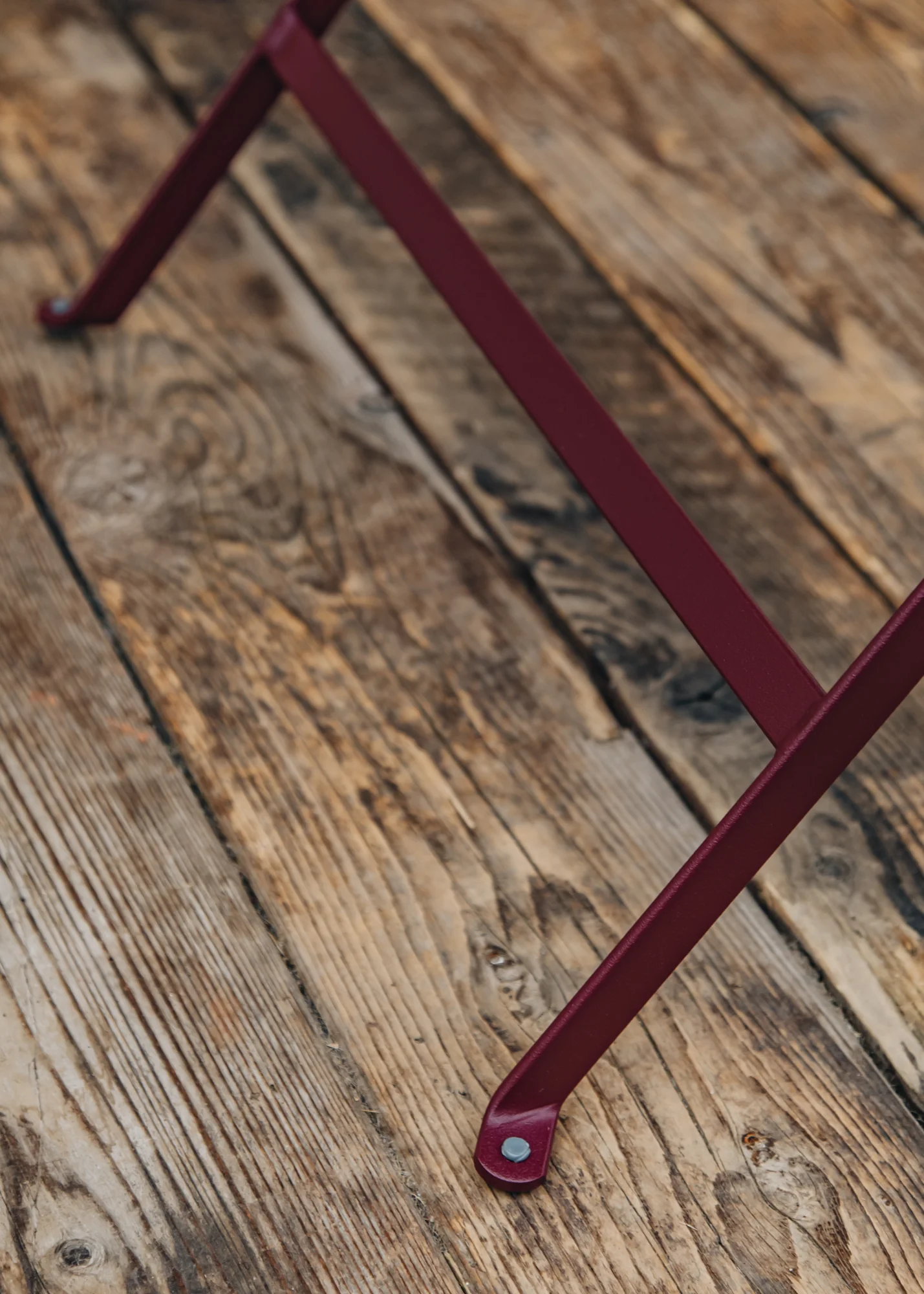 Bistro Folding Table in Black Cherry - Image 4
