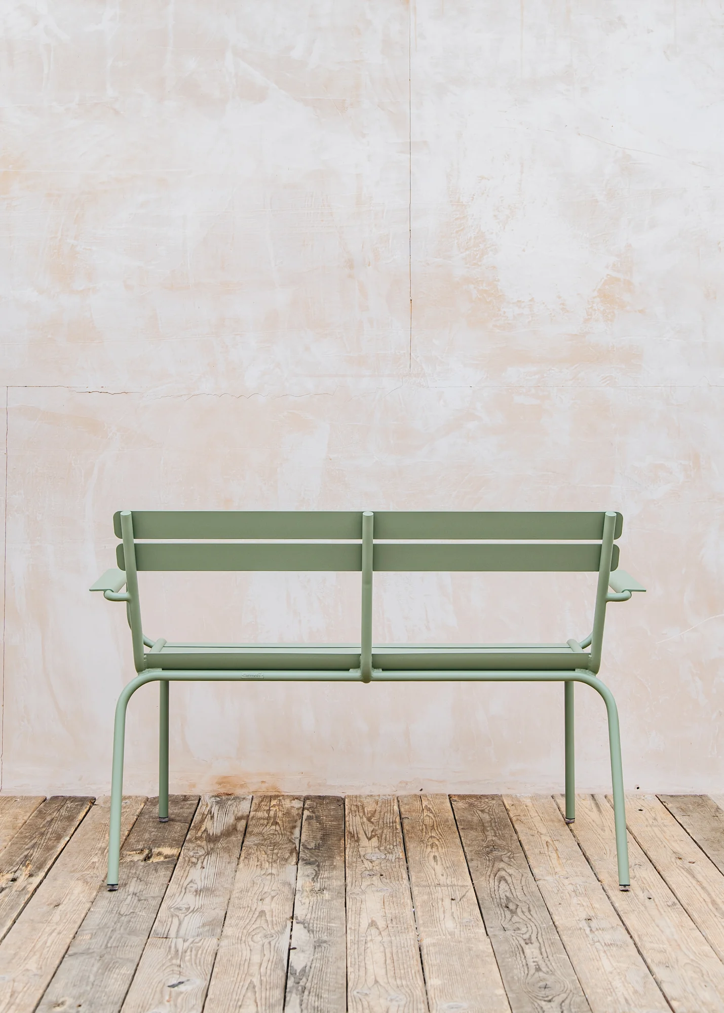 Two Seater Luxembourg Bench in Cactus - Image 2