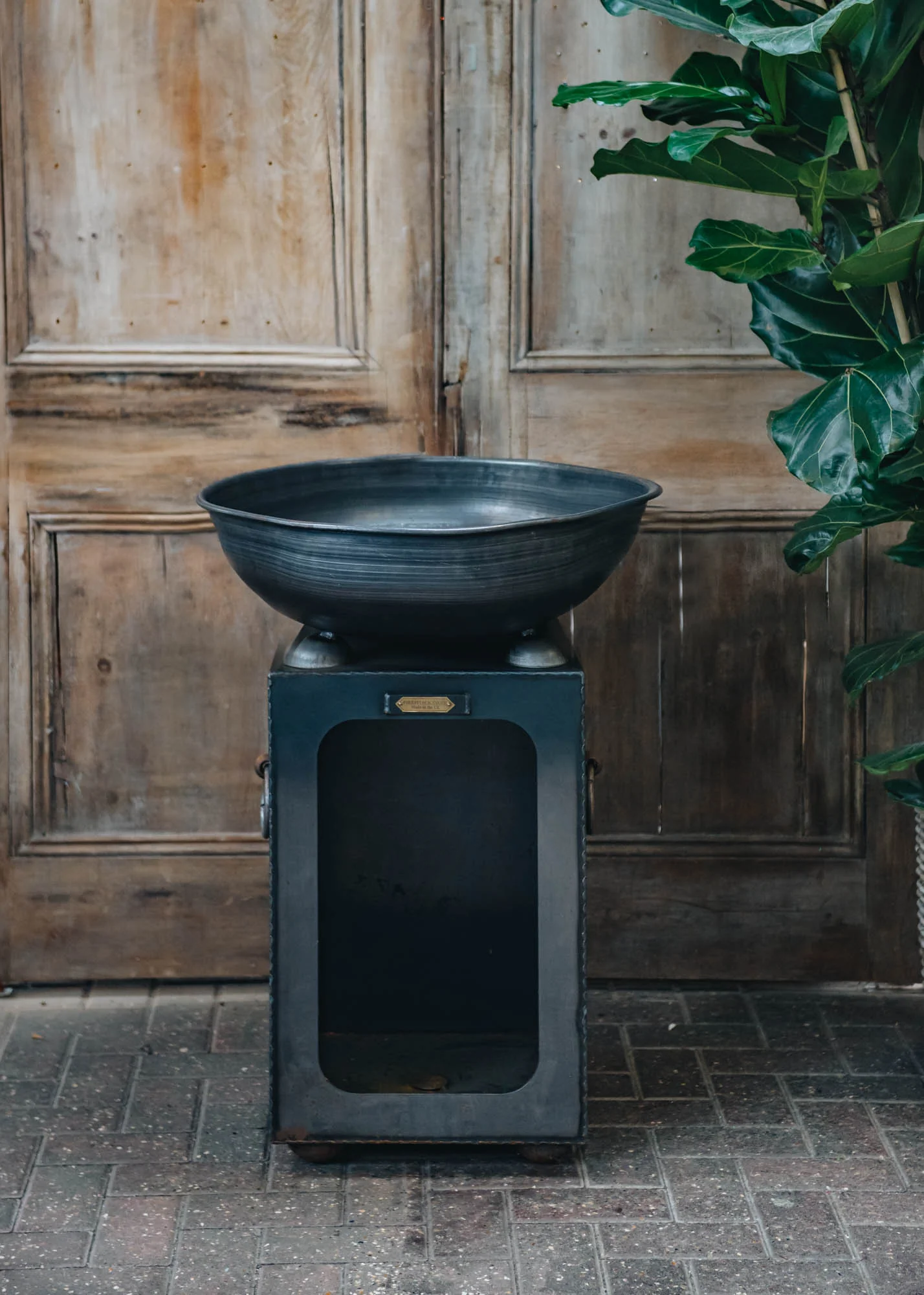 Fire Bowls with Log Stores - Image 3