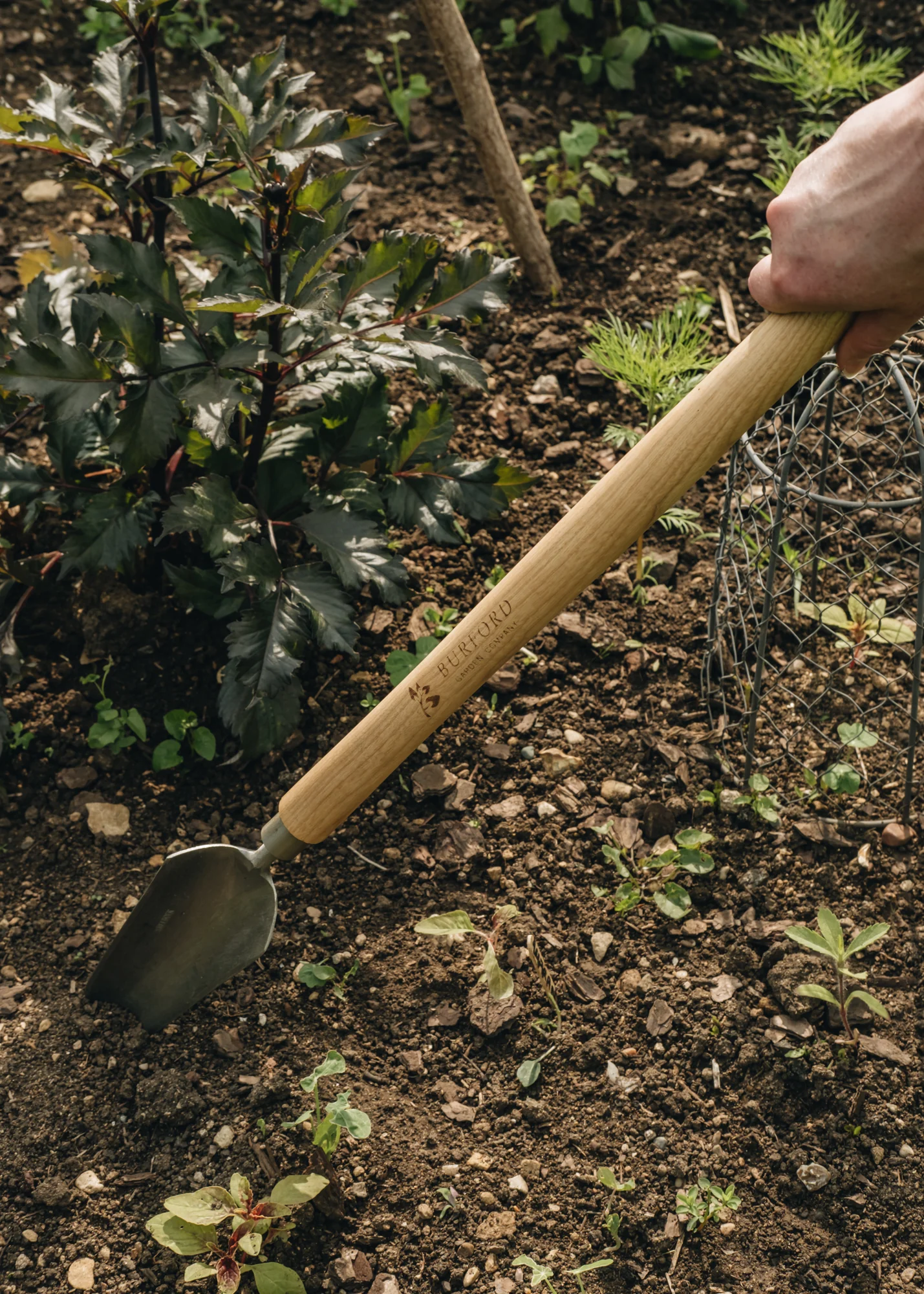 Flowerbed Trowel with Shaped Handle - Image 3