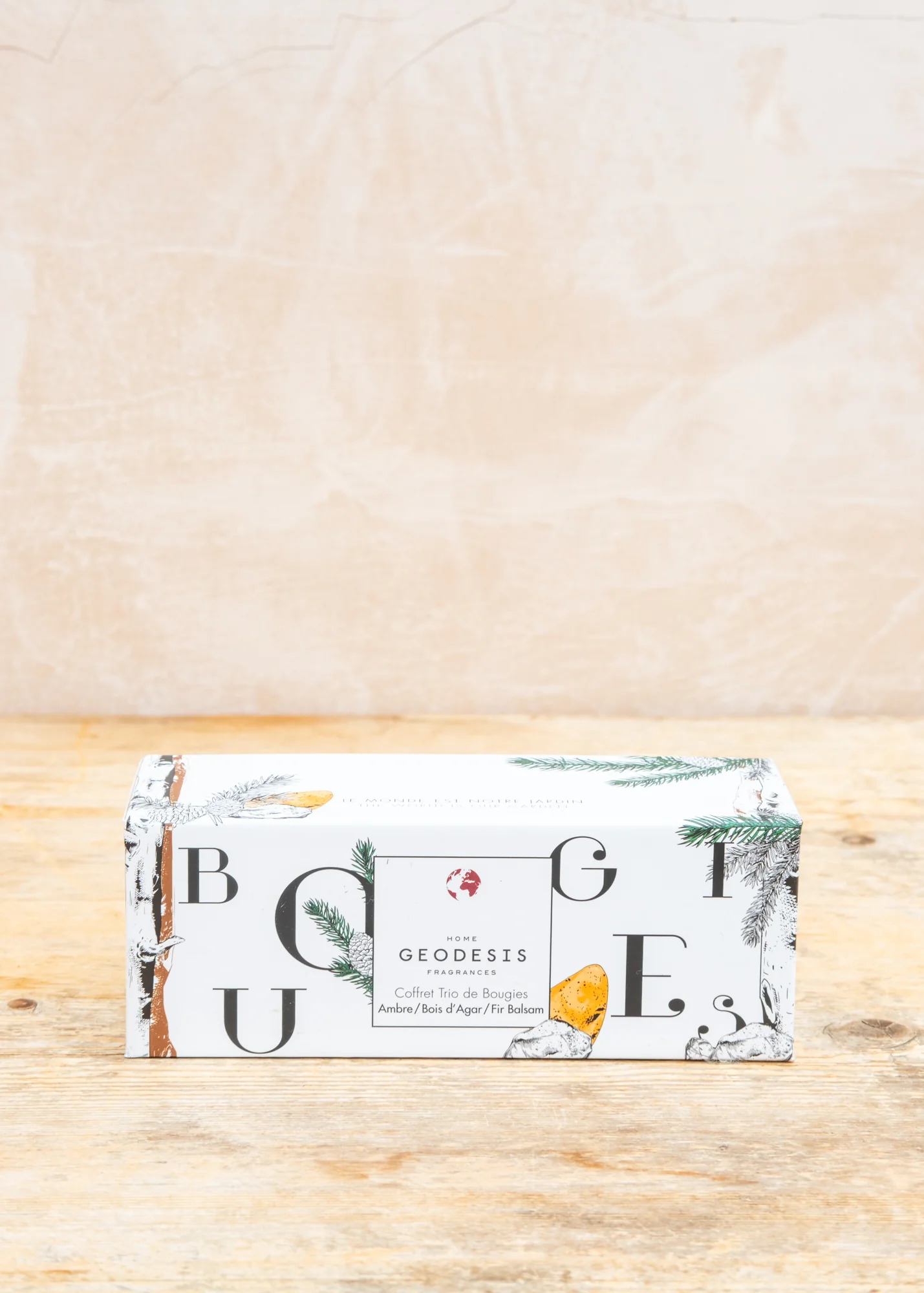 Candle Trio Gift Set 02 - Amber, Agar Wood, Balsam Fir
