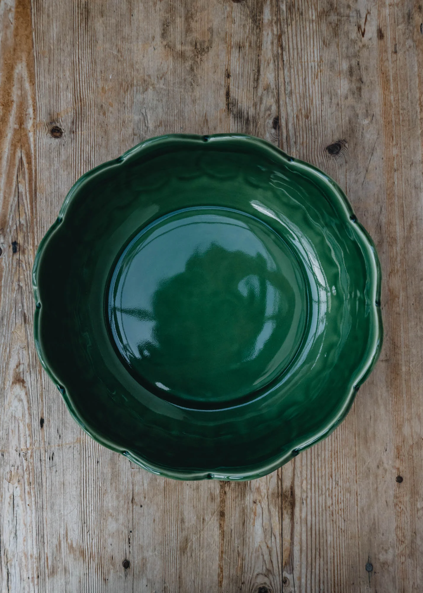 Geranium Green Salad Bowl - Image 3