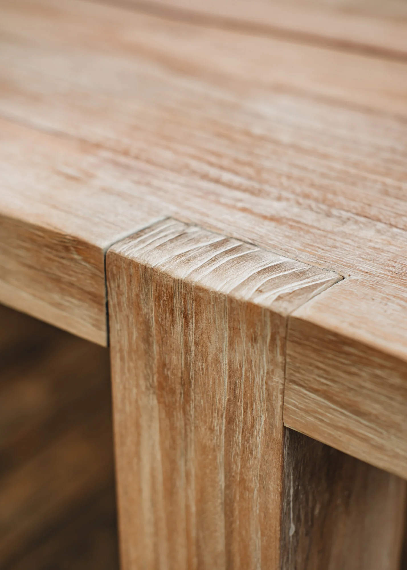 Jacob Teak Table in Natural Grey - Image 4