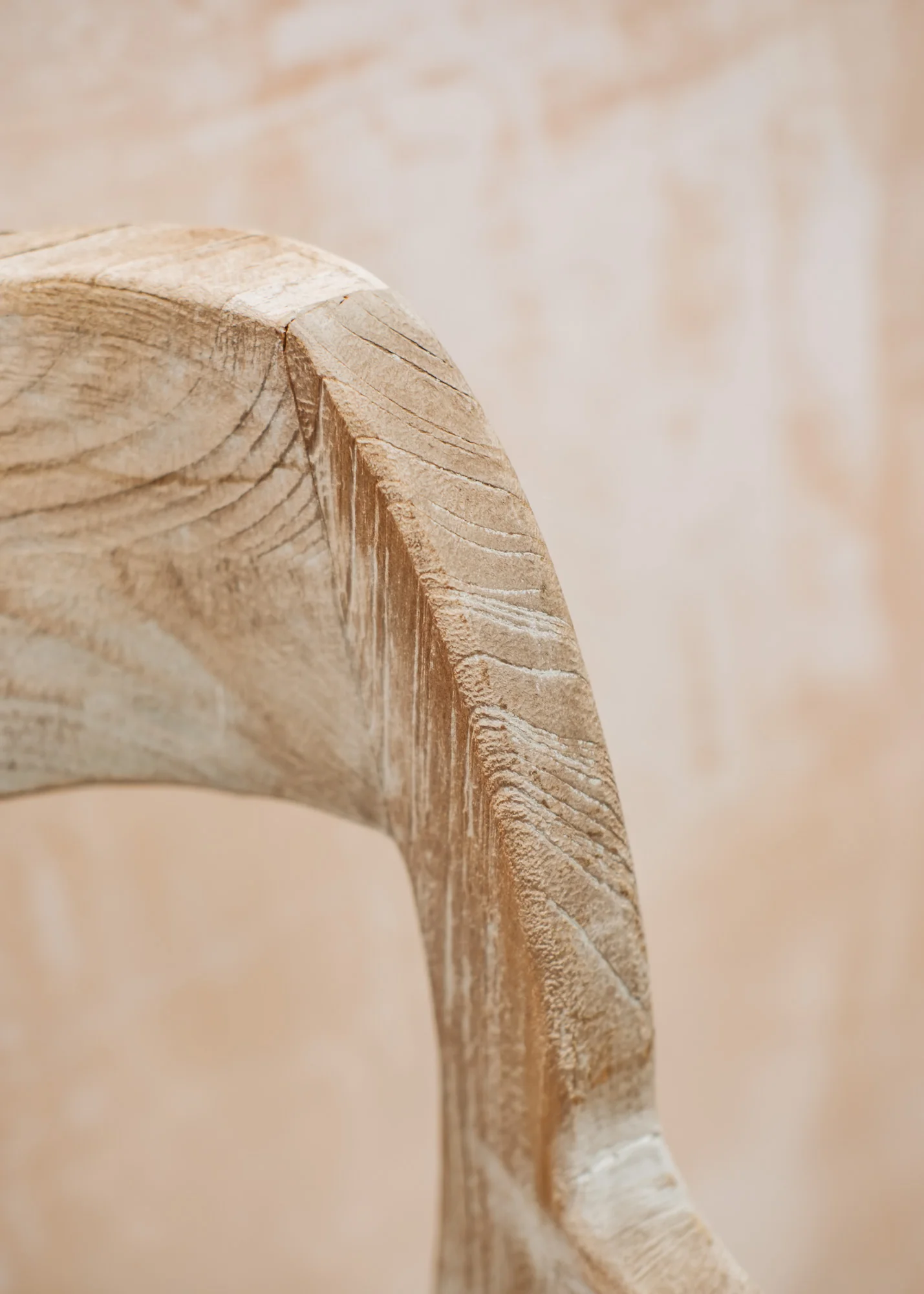 Sally Teak Armchair with Bouclé Cushion - Image 7