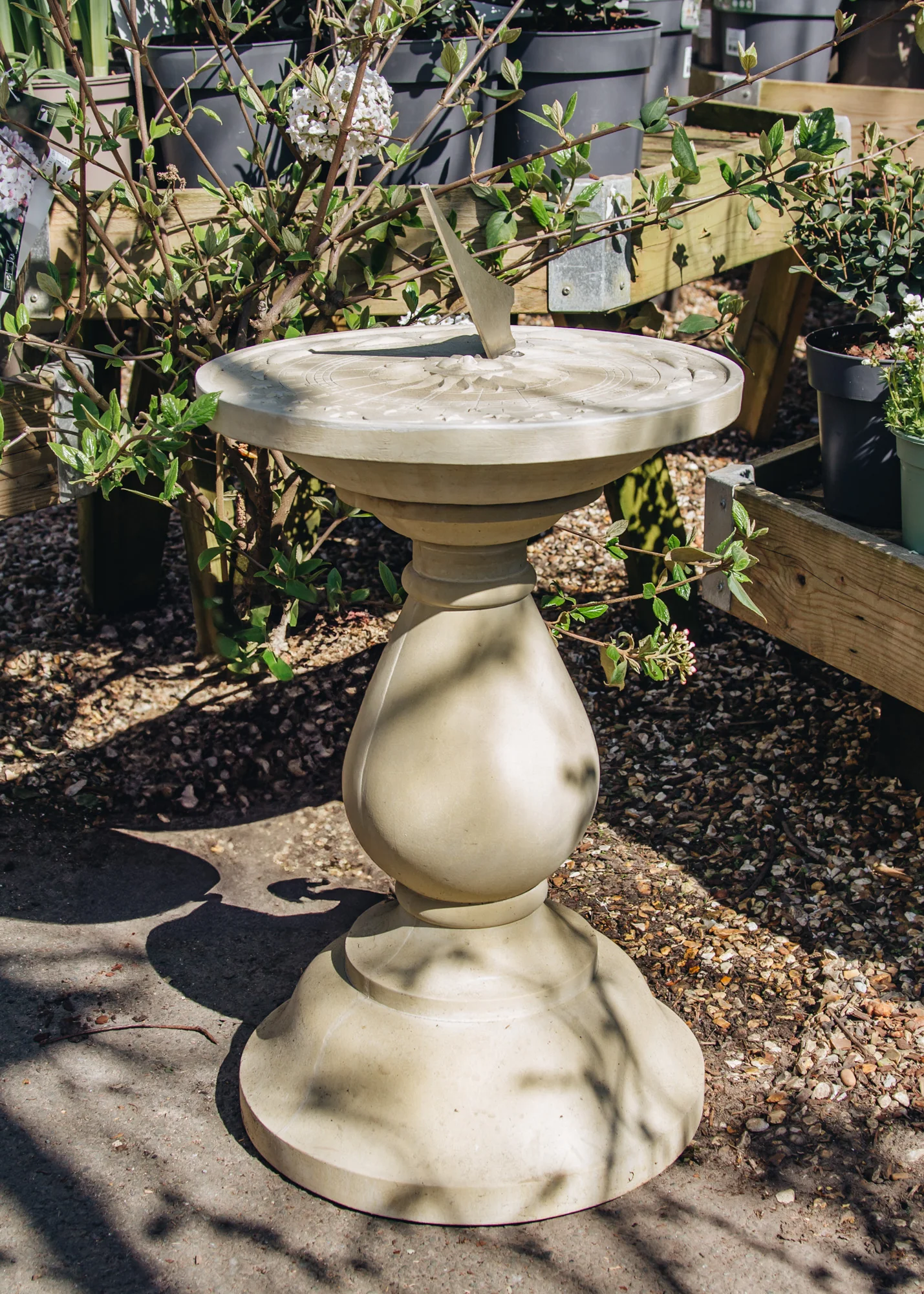 Arcadian Base Sundial with Top And Pointer