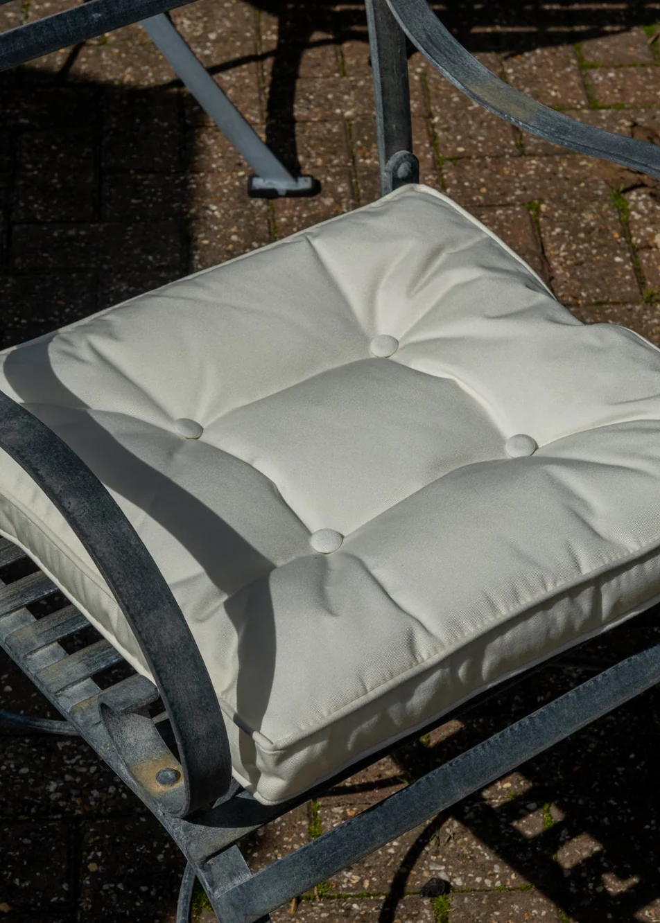 Carver and Side Chair Cushion in Ivory