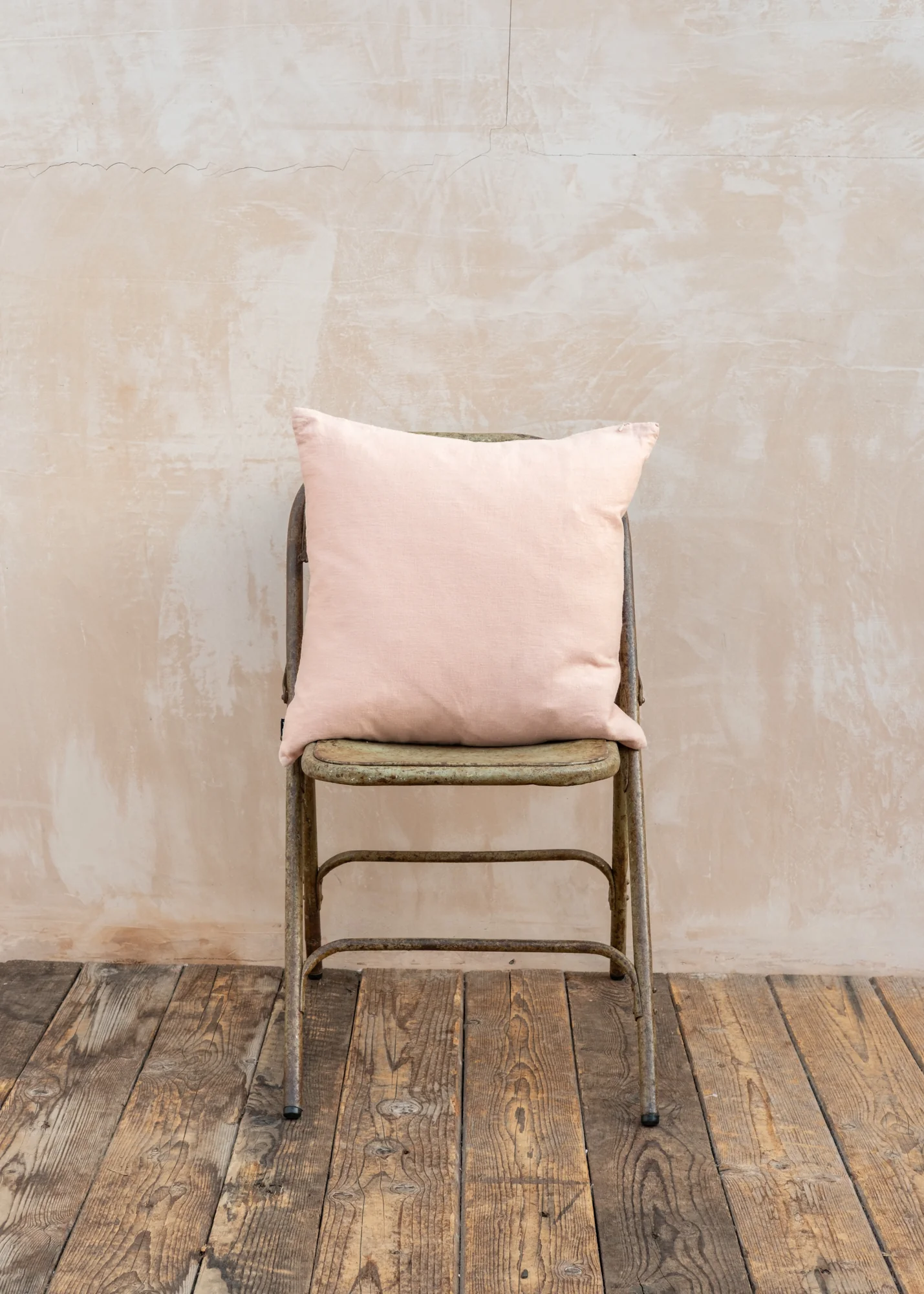 Sunshine Linen Cushion in Nude, 50cm x 50cm