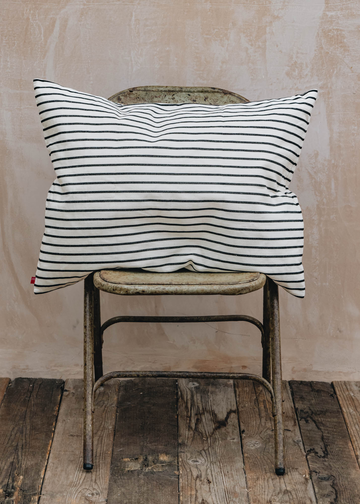 Juanita Cushion in Black and White