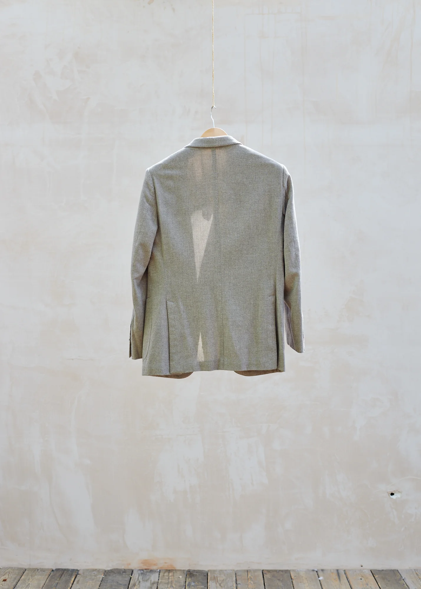 Caruso Taupe Wool/Cashmere Lightweight Blazer - M - Image 5
