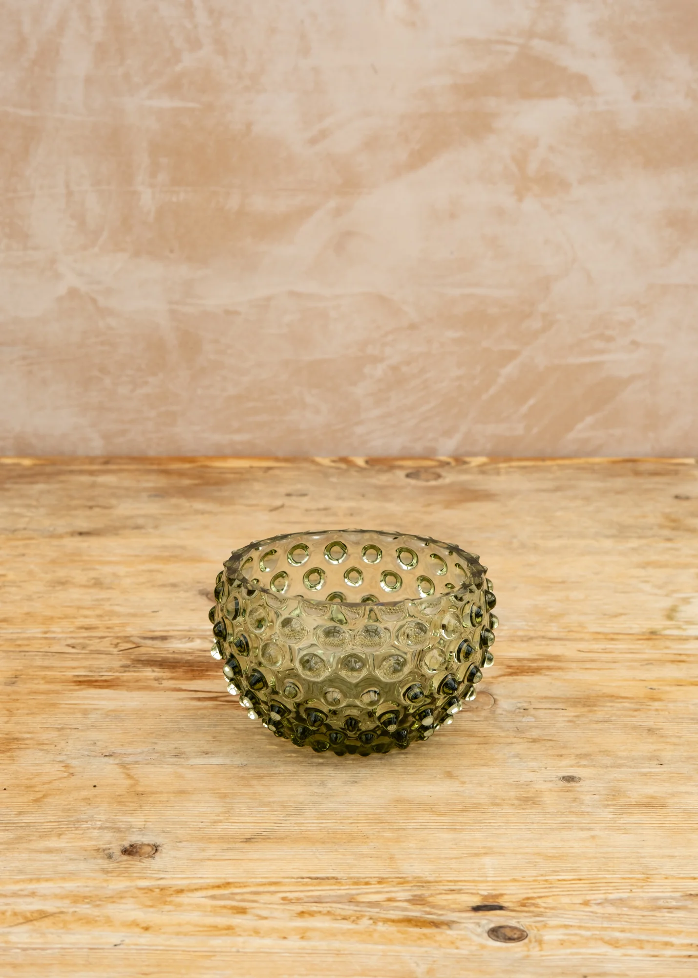 Small Hobnail Bowl in Olive