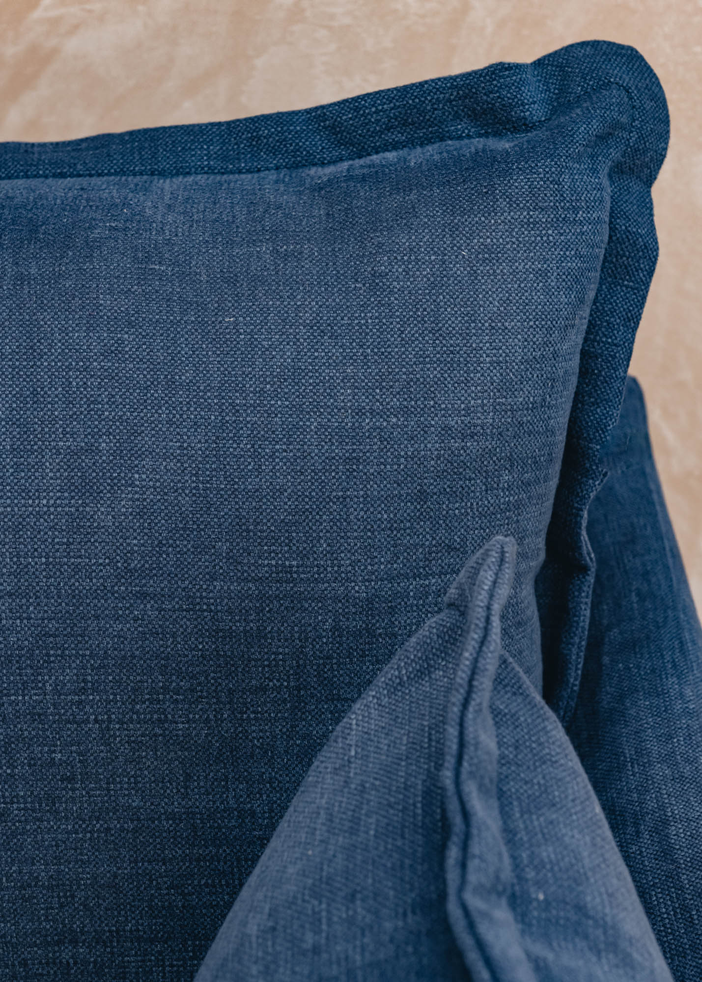 Lily Sofas in Indigo Linen - Image 3