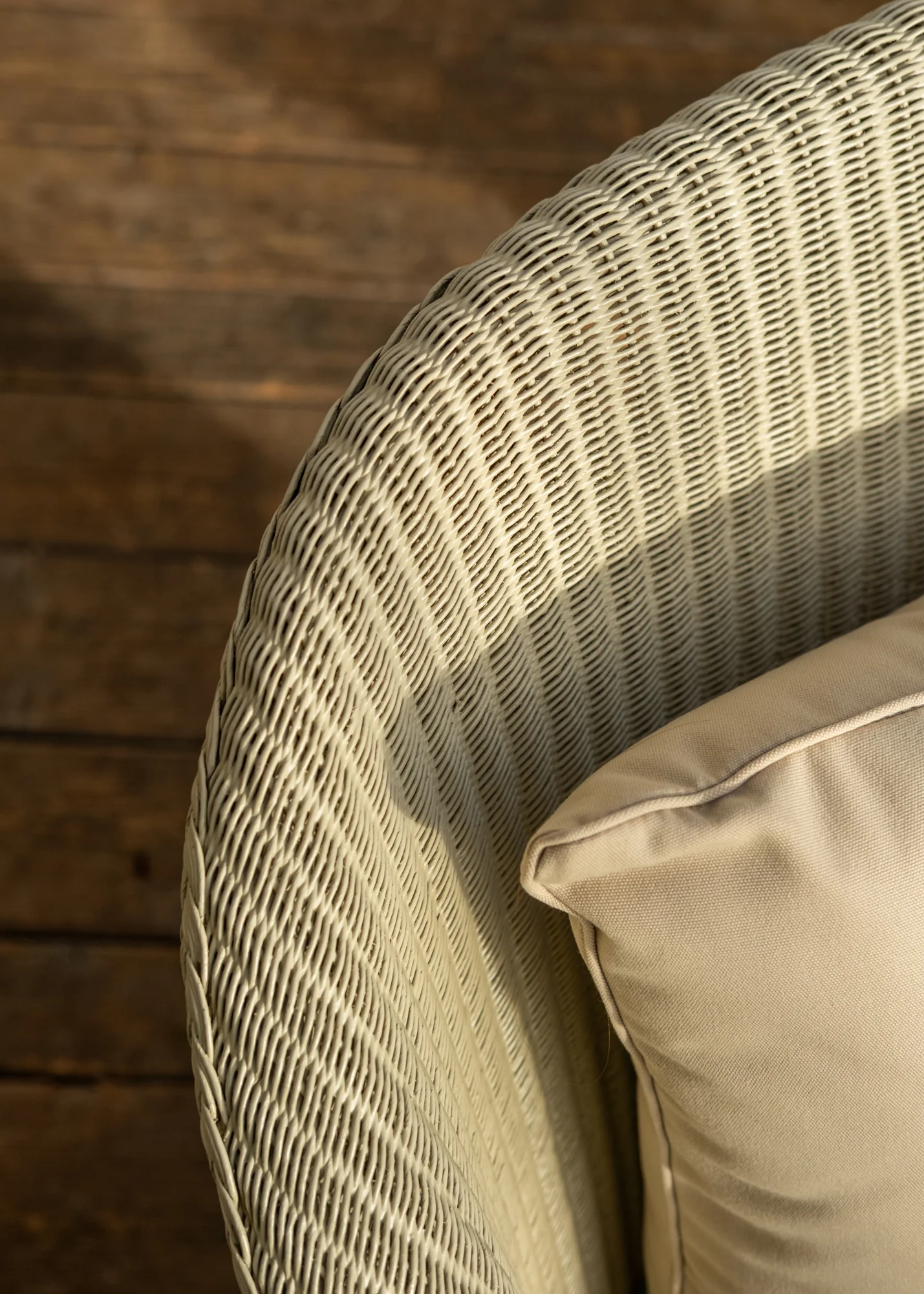Lounge Chair in Fawn with Cushion - Image 6
